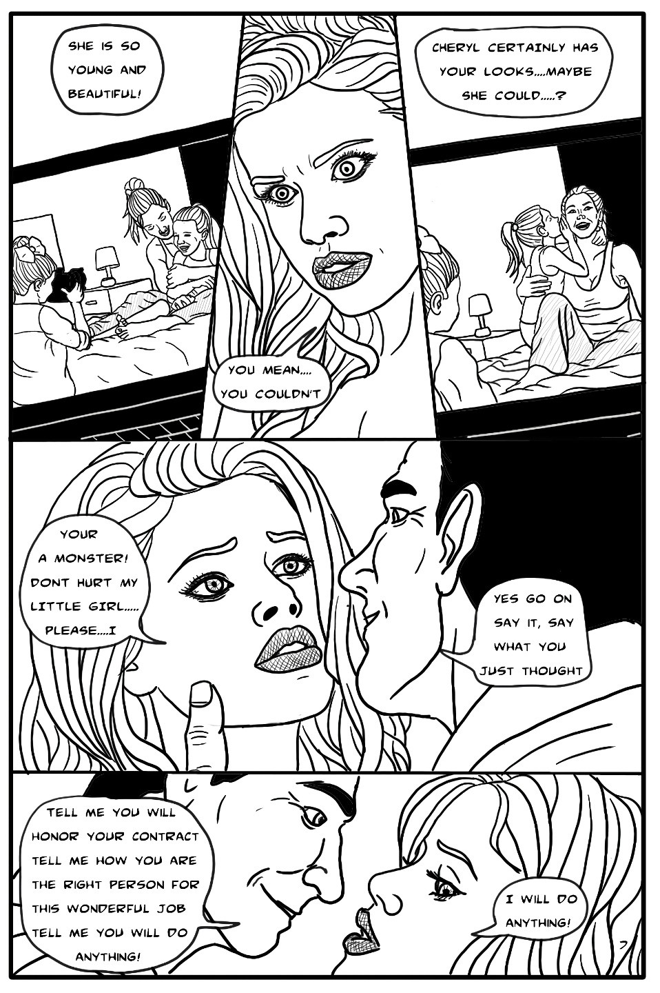 Unlucky Lorna the beginning porn comic picture 7