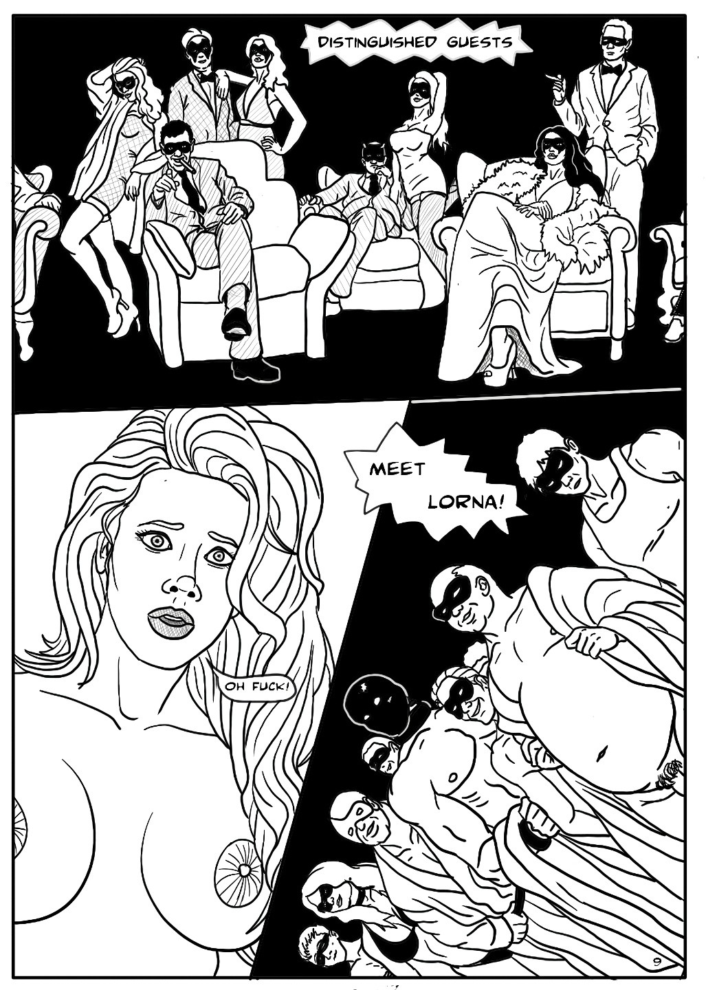 Unlucky Lorna the beginning porn comic picture 9