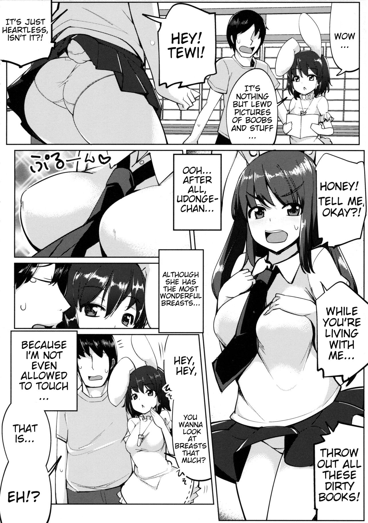Uwaki Shite Tewi-chan to Sex Shita 0 hentai manga picture 3