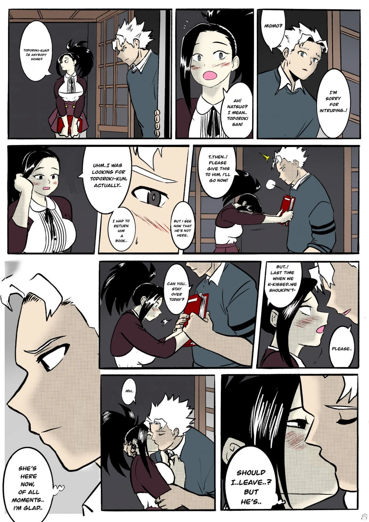 Visiting the Todoroki House porn comic picture 1