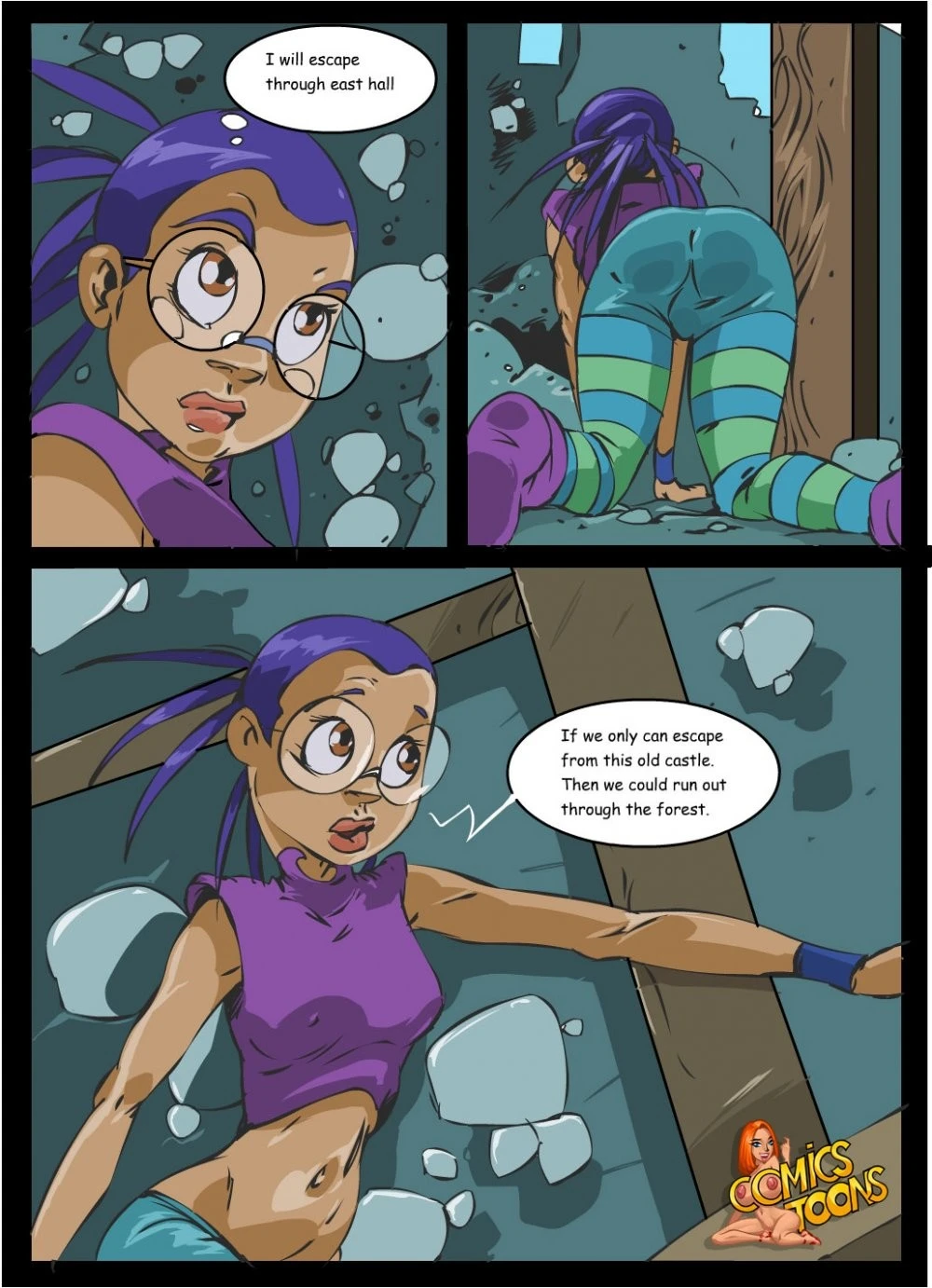 W.I.T.C.H. porn comic picture 2