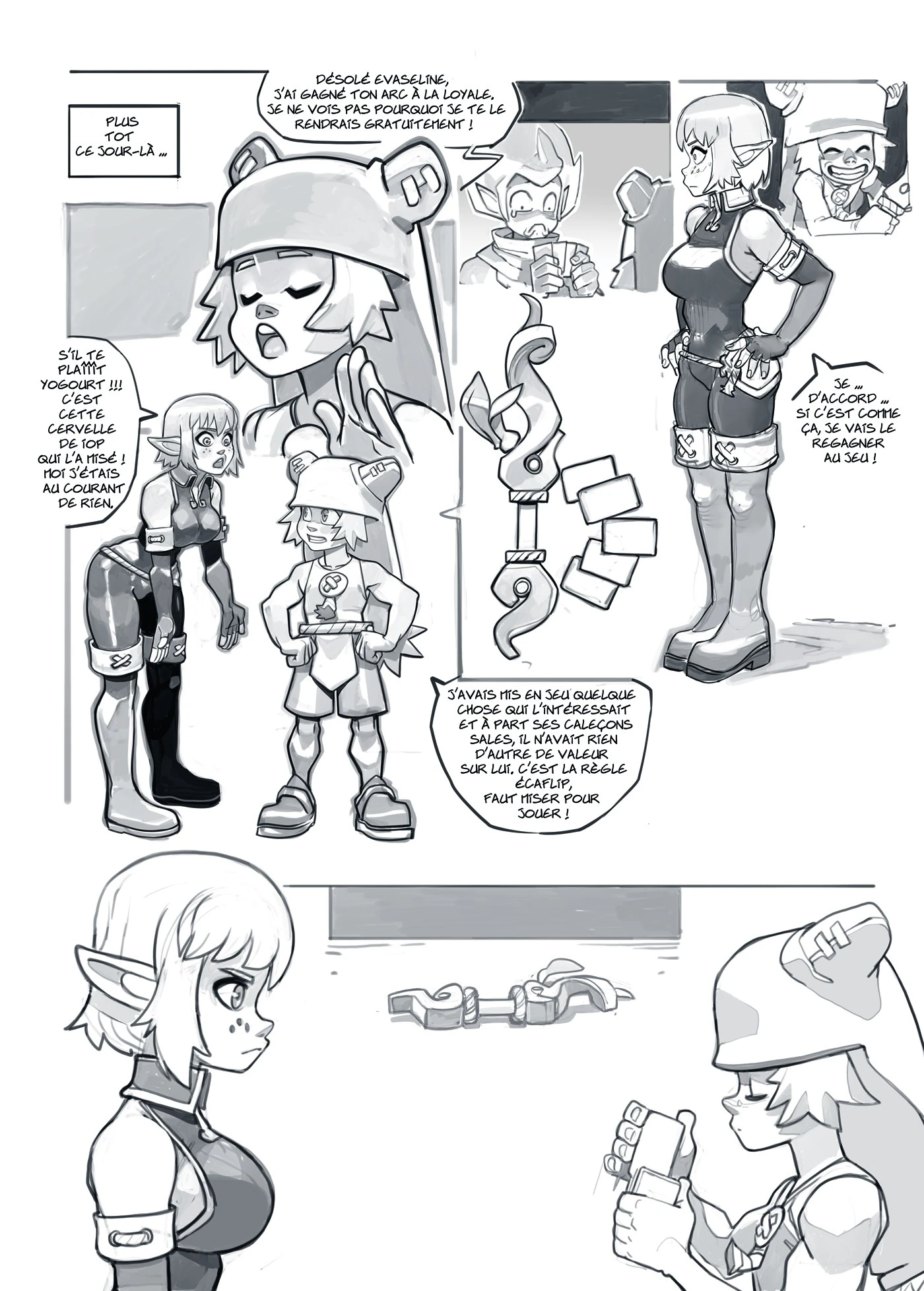 Wafku Strip Poker (French) porn comic picture 3