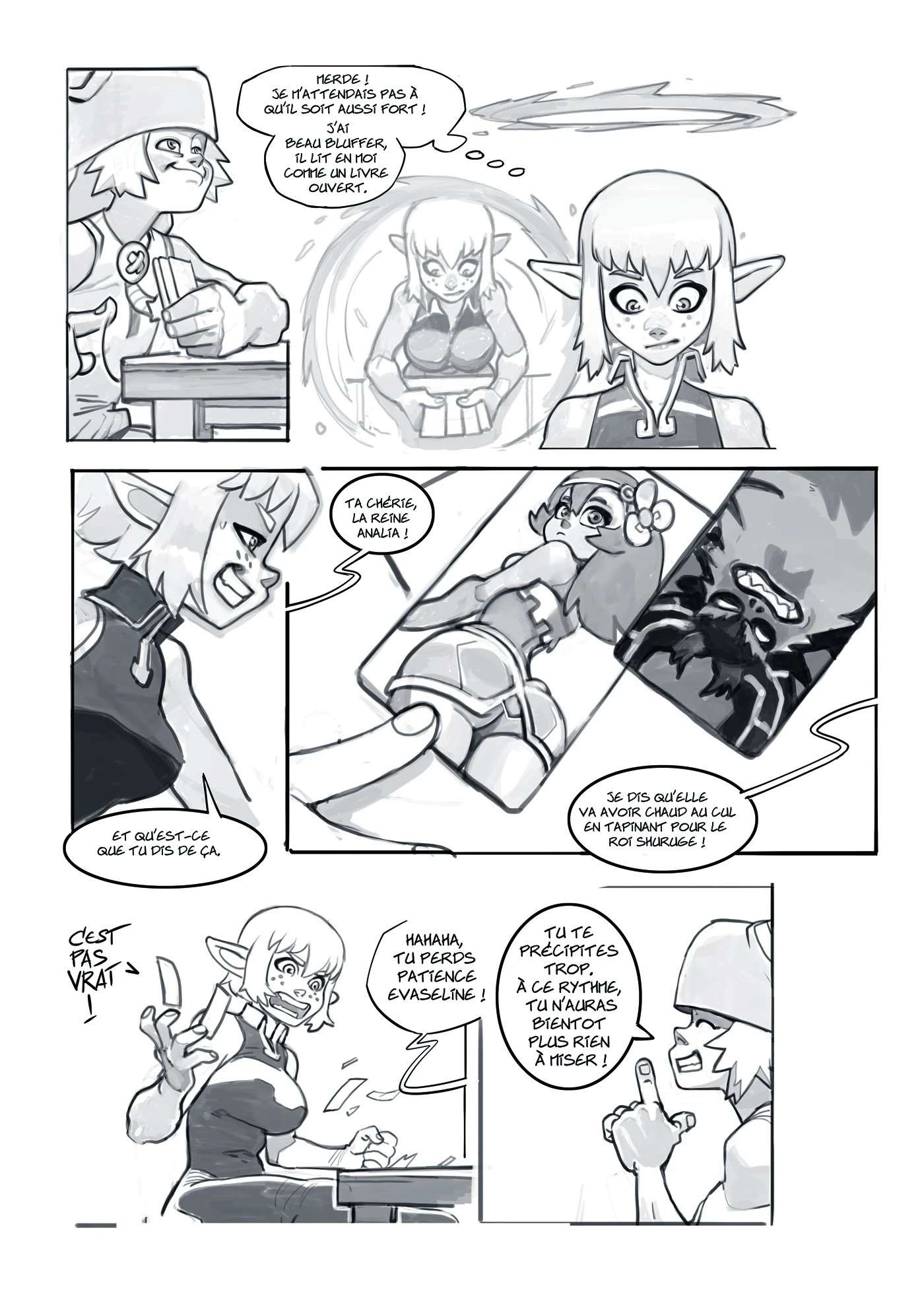 Wafku Strip Poker (French) porn comic picture 5