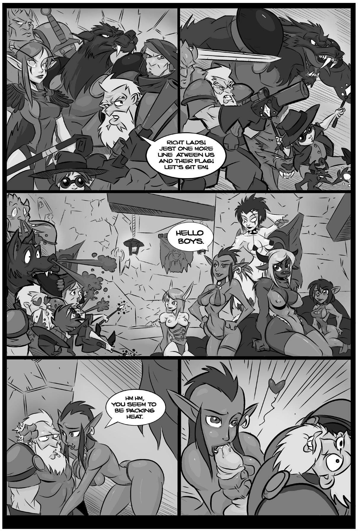 Warsong Shenanigans porn comic picture 1