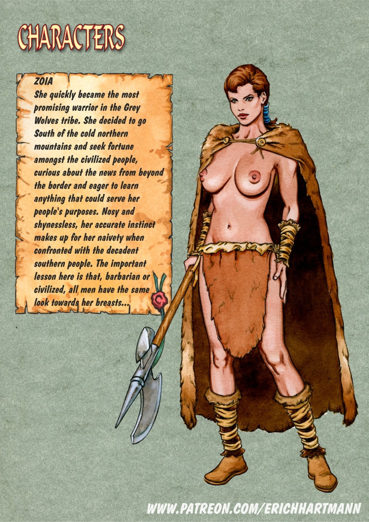 What a Barbarian! porn comic picture 9