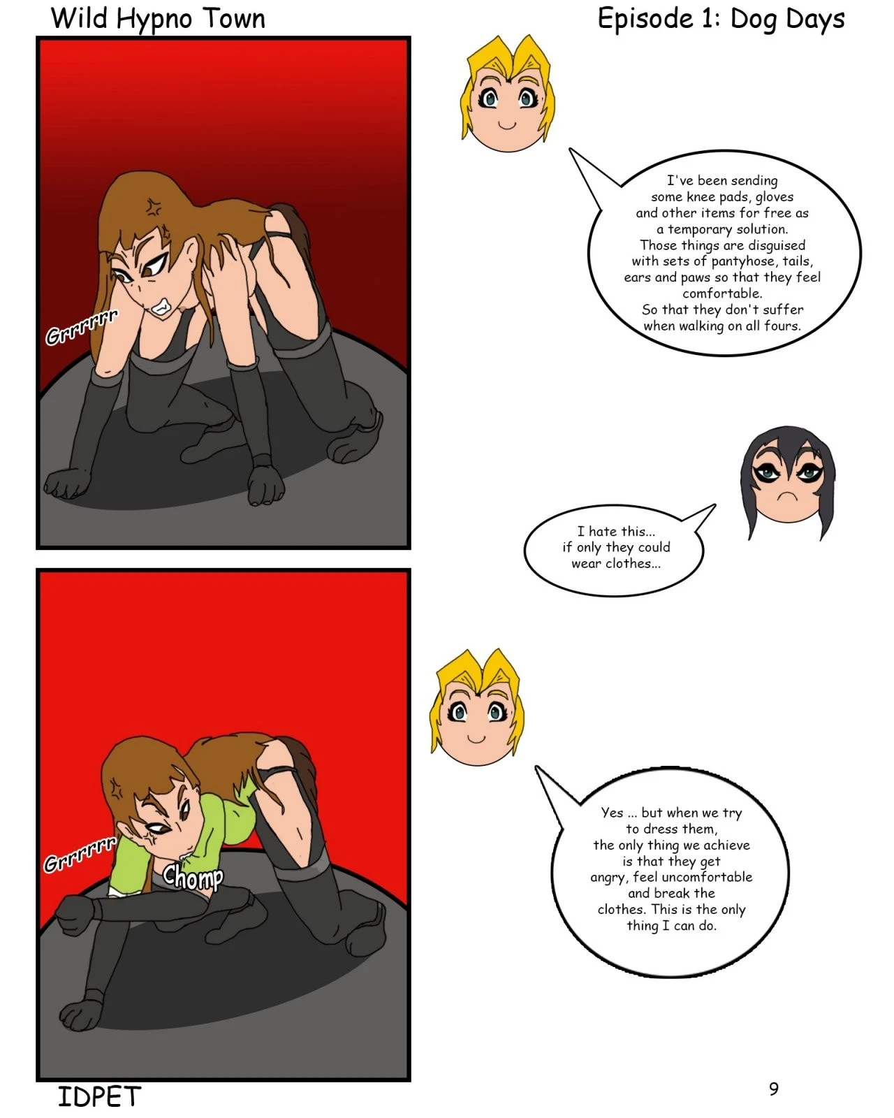 Wild Hypno Town porn comic picture 11