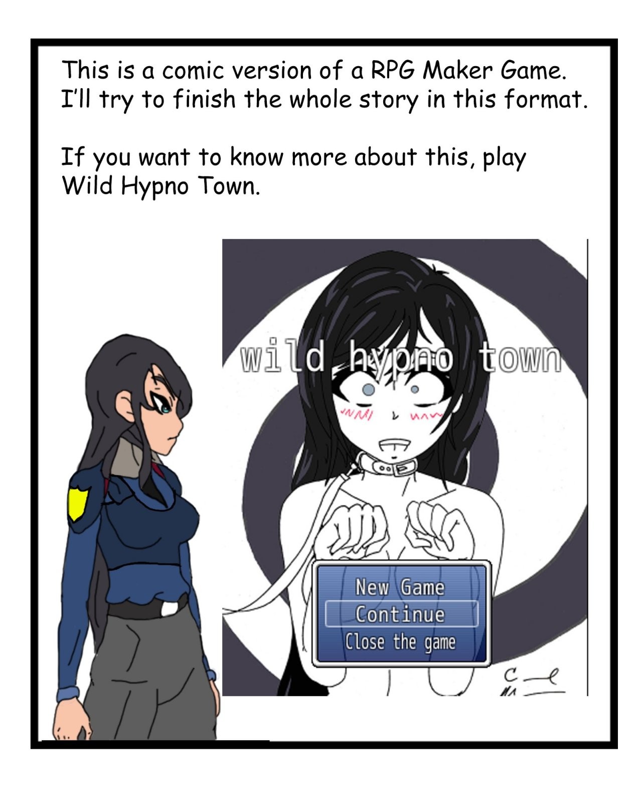 Wild Hypno Town porn comic picture 2