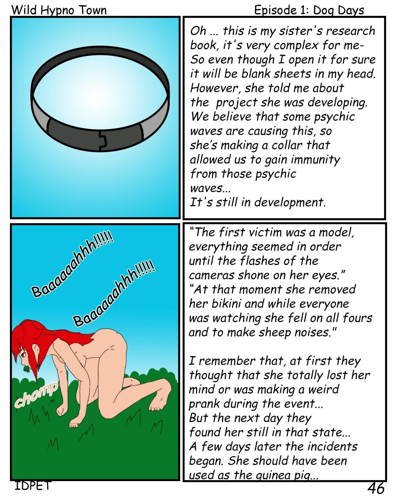 Wild Hypno Town porn comic picture 48