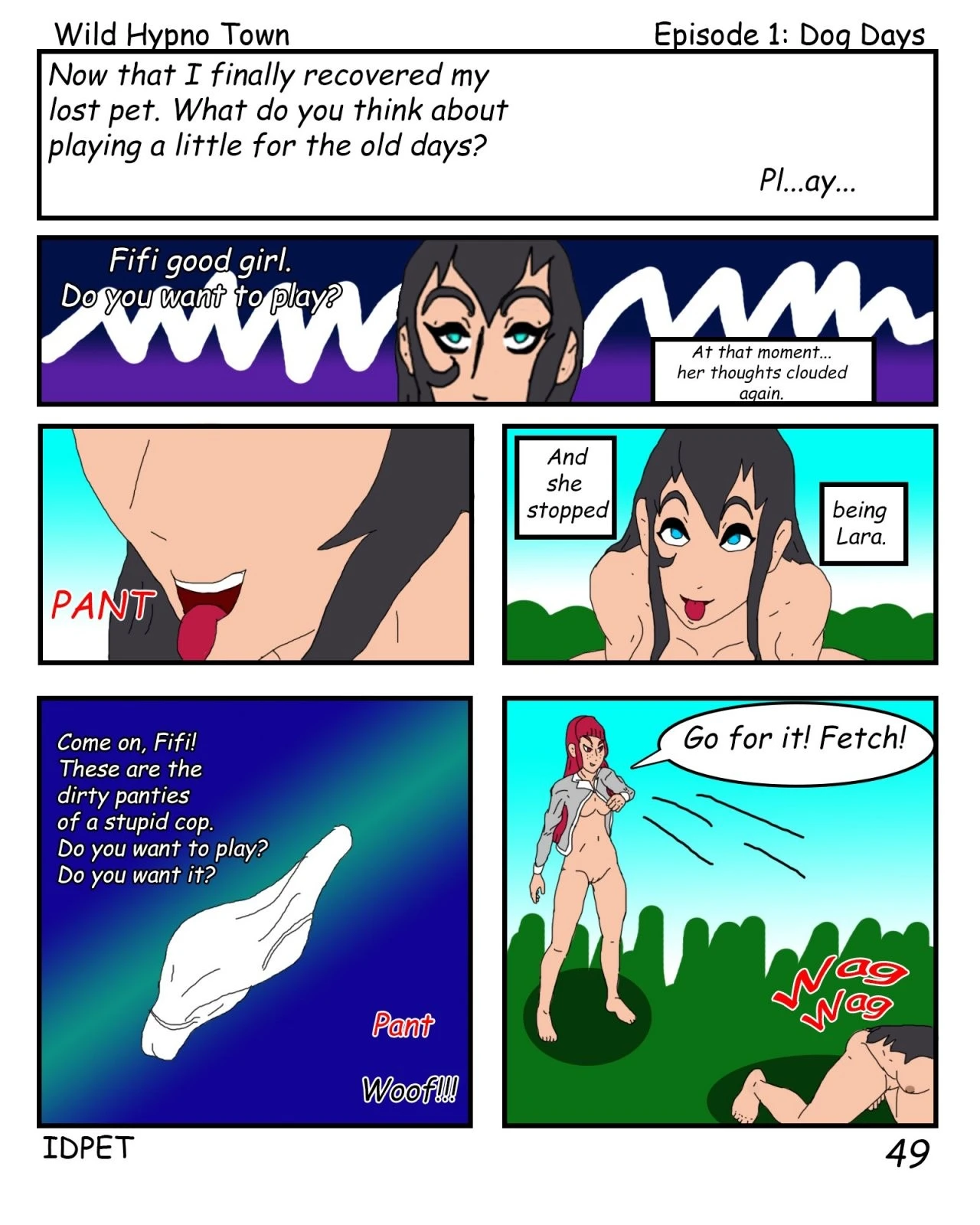 Wild Hypno Town porn comic picture 51