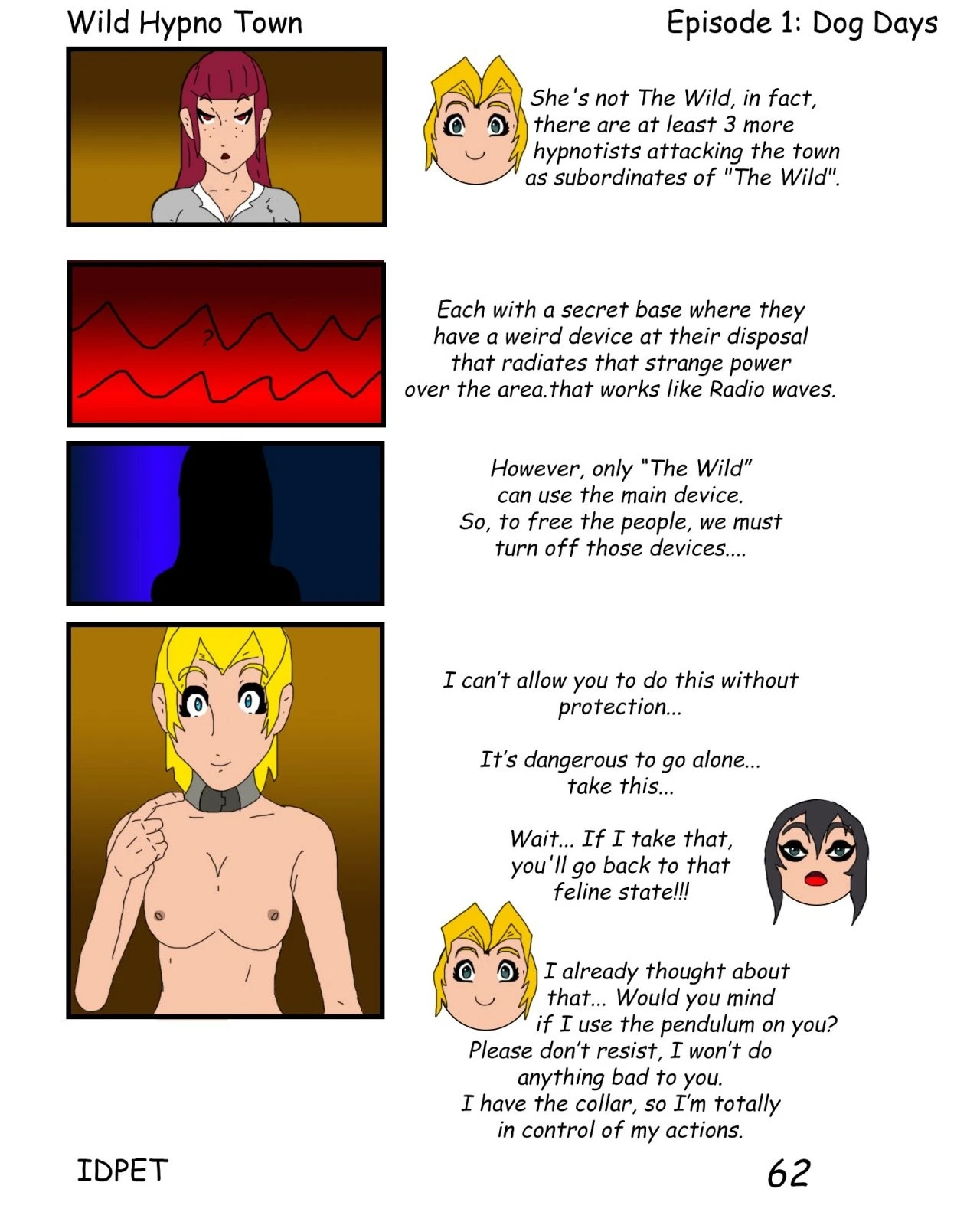 Wild Hypno Town porn comic picture 64