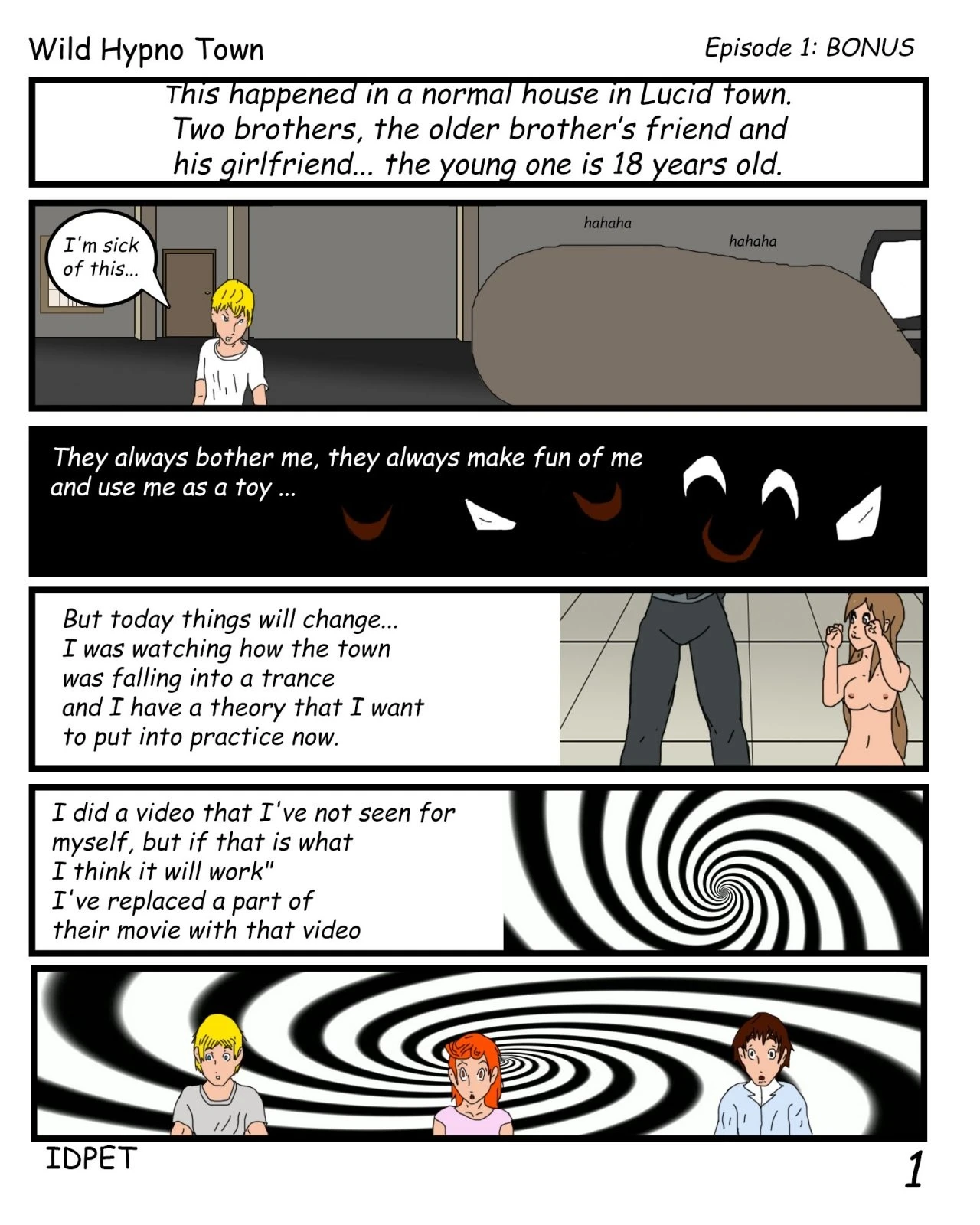 Wild Hypno Town porn comic picture 79