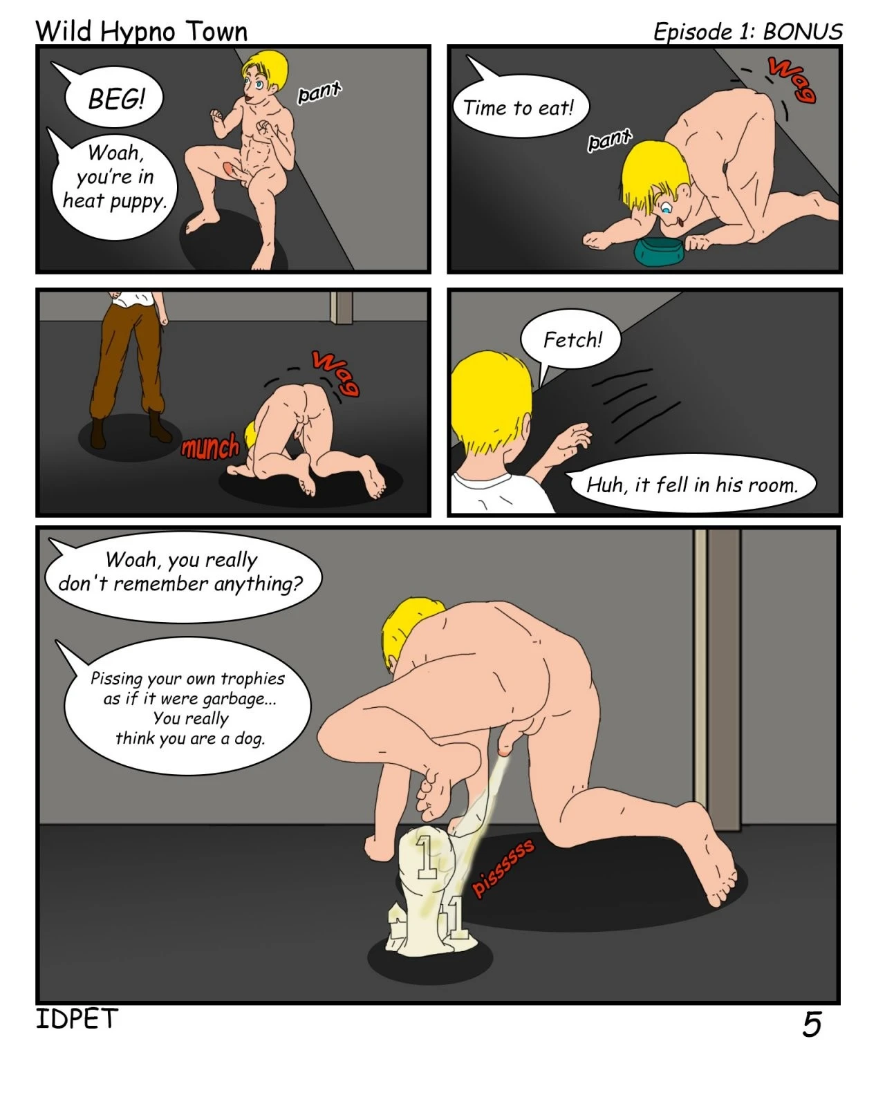 Wild Hypno Town porn comic picture 83