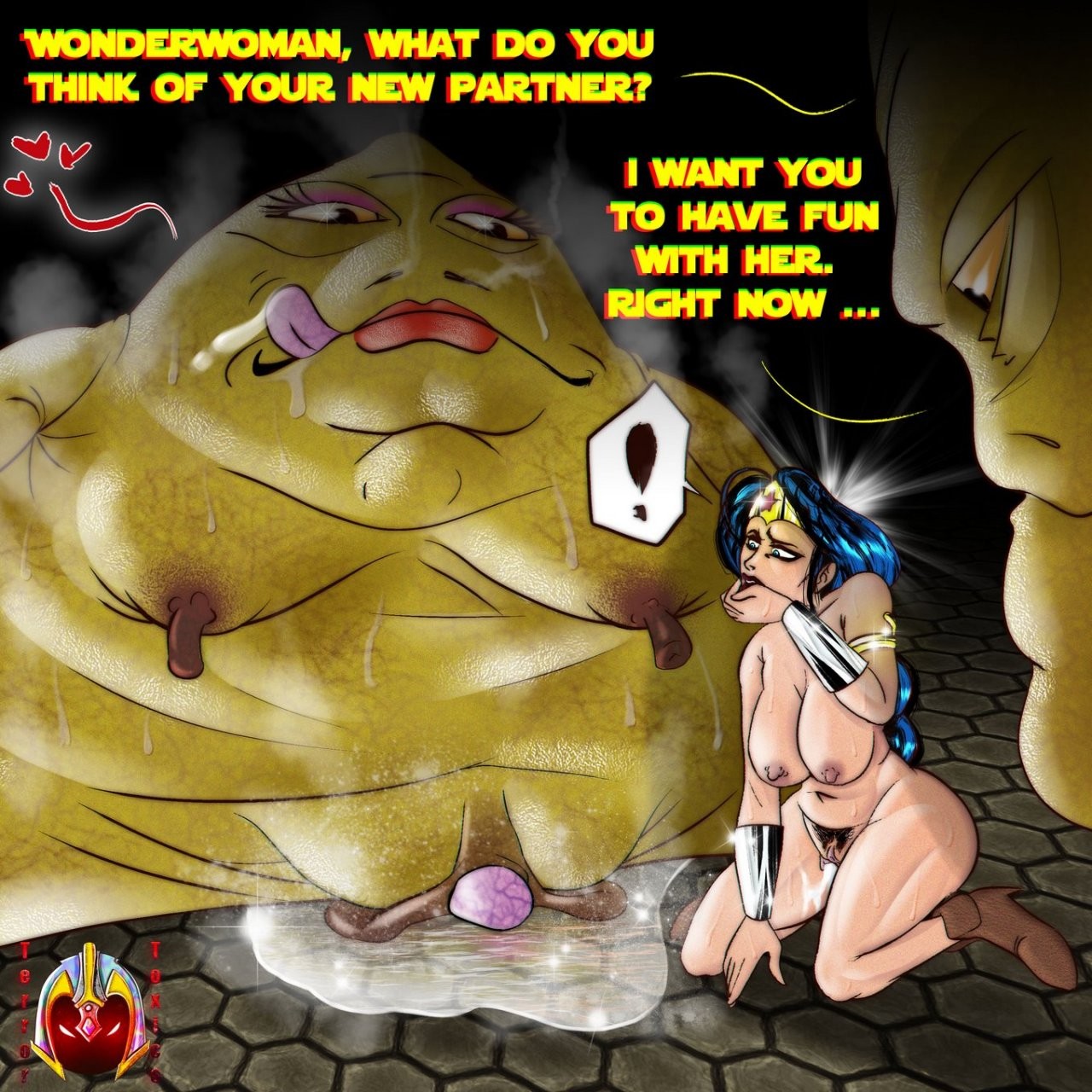 Wonder Woman X Jabba the Hutt porn comic picture 4