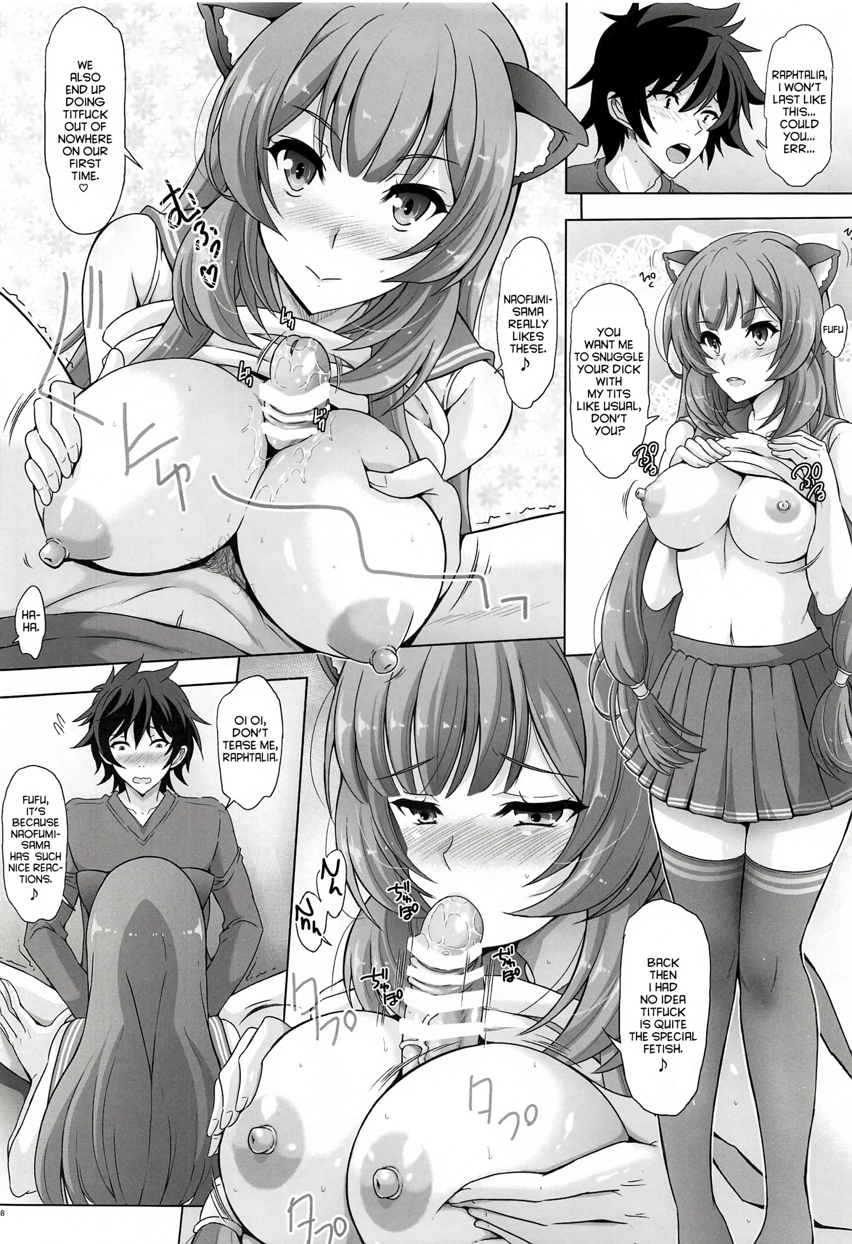 Yoru mo Sugoku Rippa na Yuusha-sama ni 1-ban Jouzu ni Gohoushi Dekiru no wa Raphtalia nandesu kara ne hentai manga picture 7