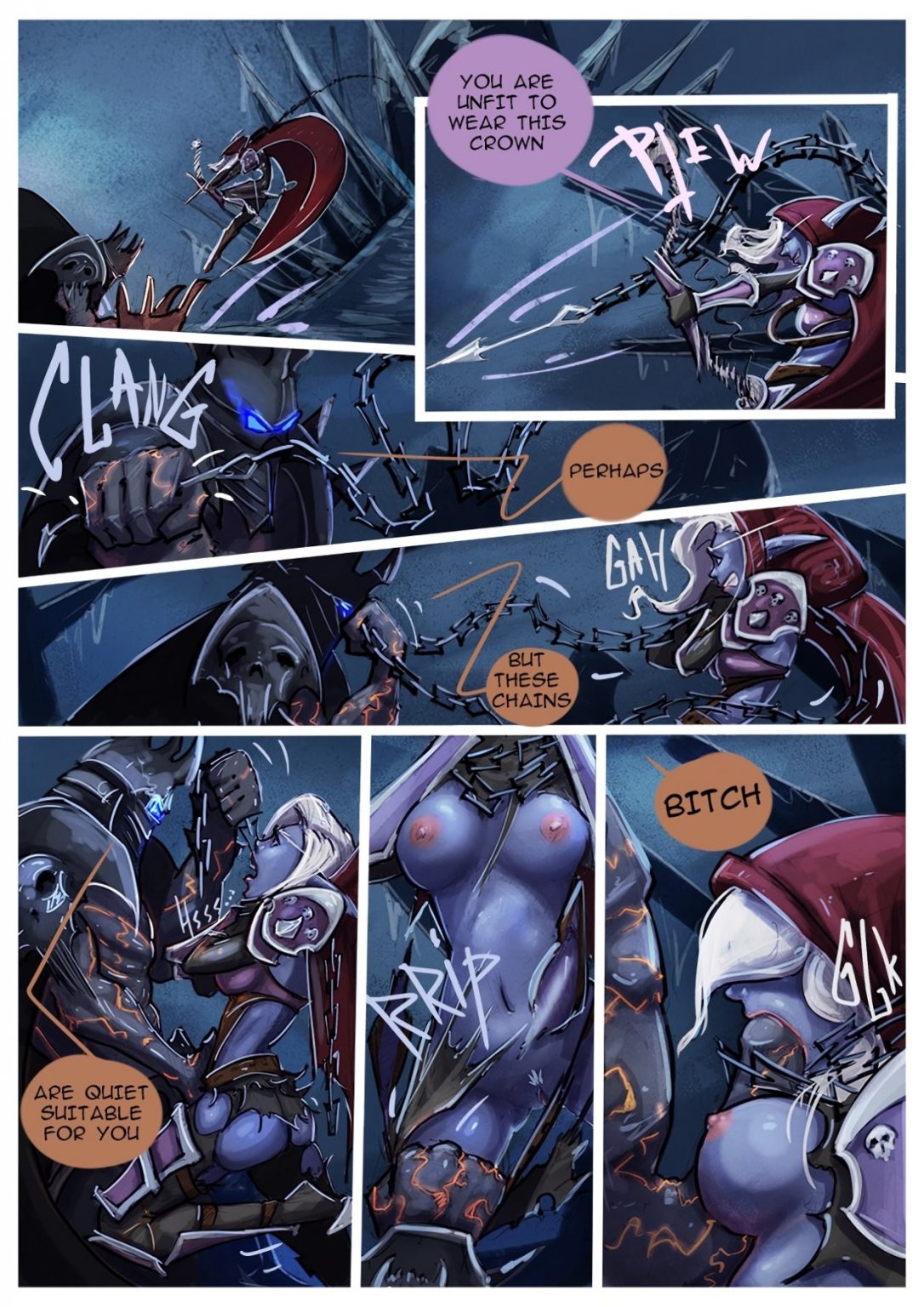 You are unfit porn comic picture 1