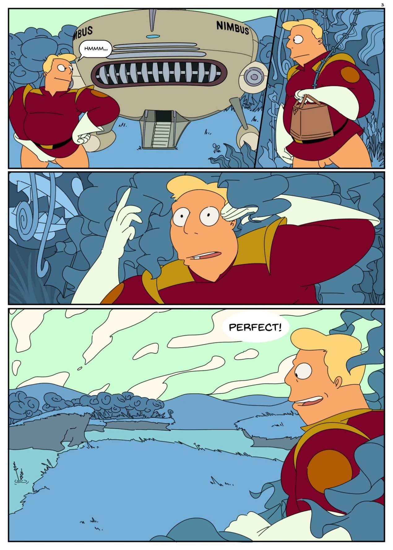 ZAPP BRANNIGAN & THE MISTERIOUS OMICRONIAN porn comic picture 4