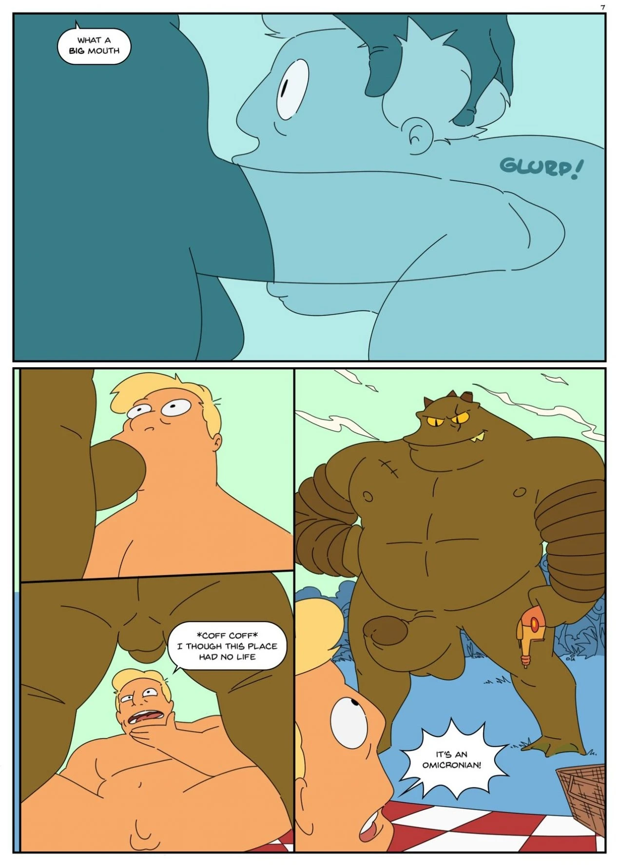ZAPP BRANNIGAN & THE MISTERIOUS OMICRONIAN porn comic picture 8