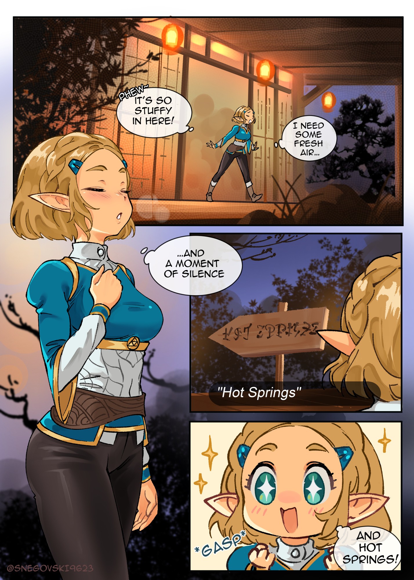 Zelda's Double Date porn comic picture 4