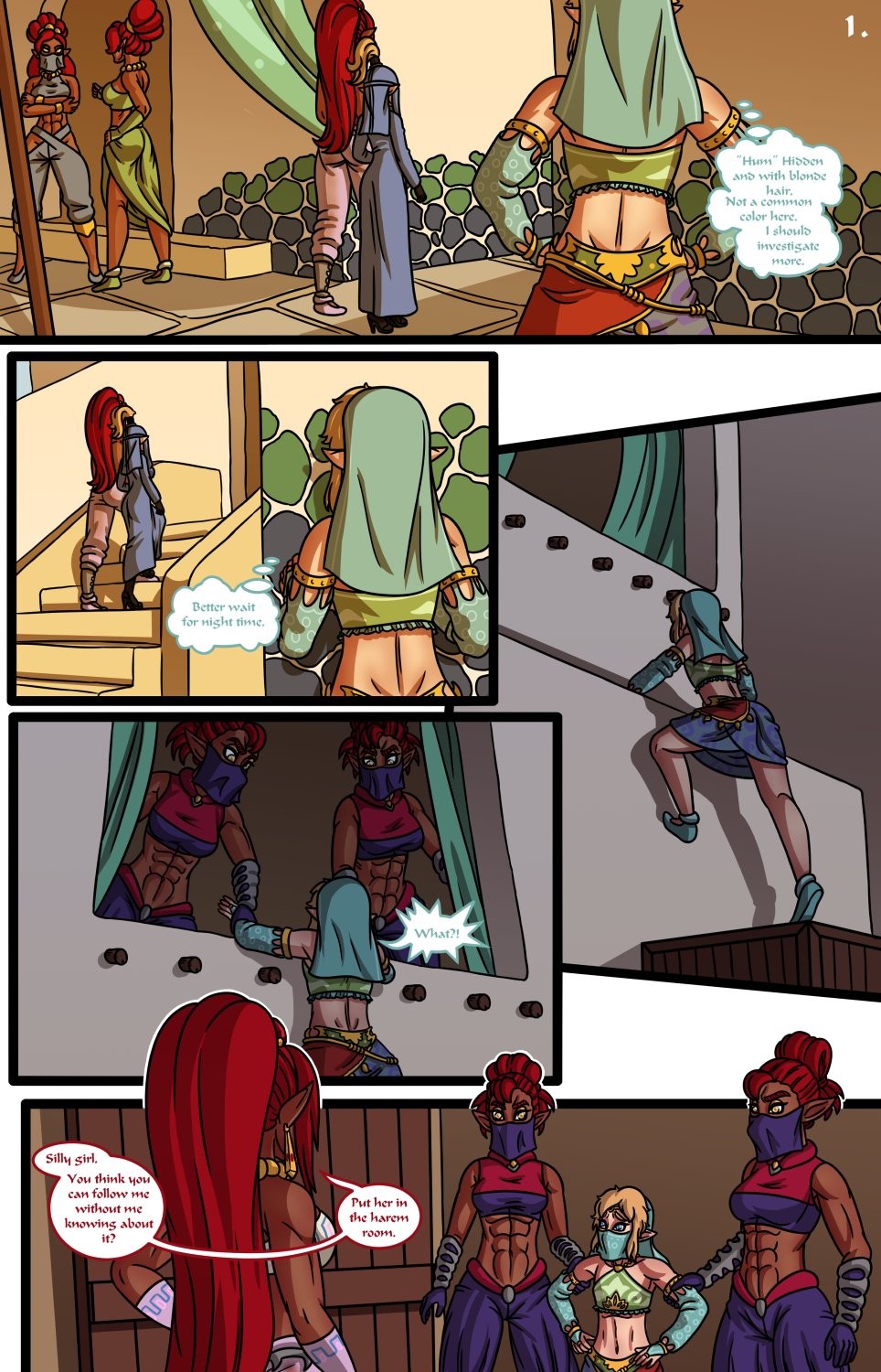 Zelda's Rescue porn comic picture 1