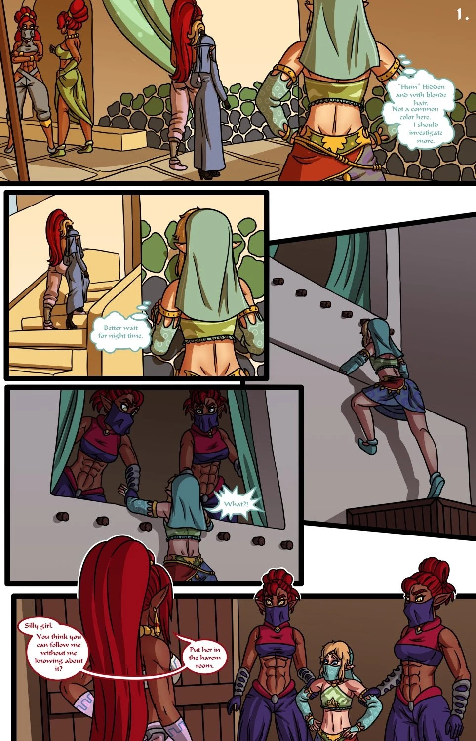 Zelda's Rescue porn comic picture 1