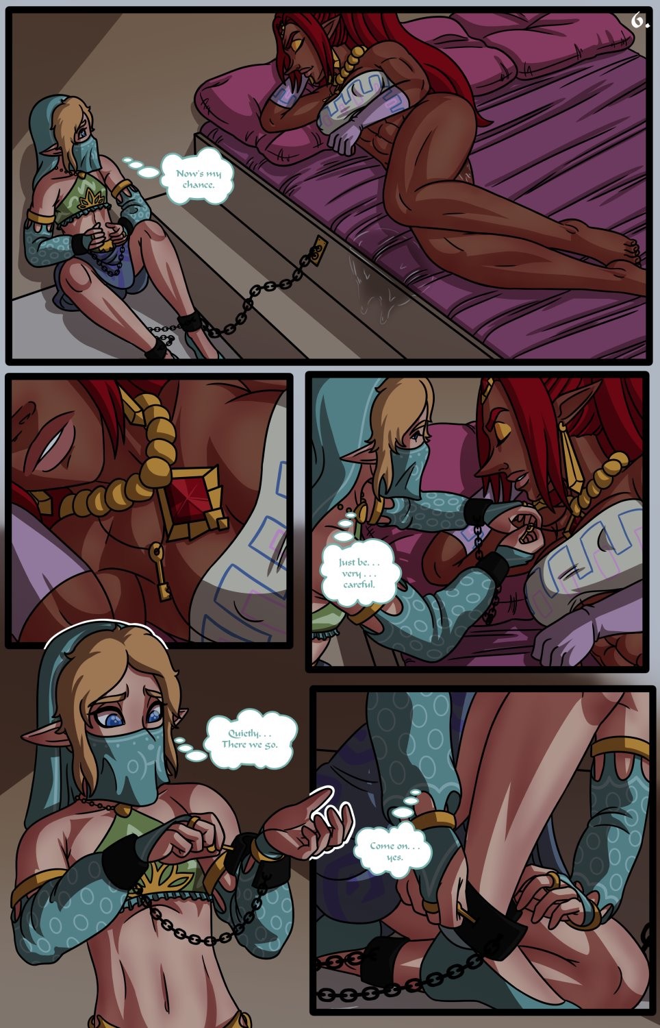 Zelda's Rescue porn comic picture 6