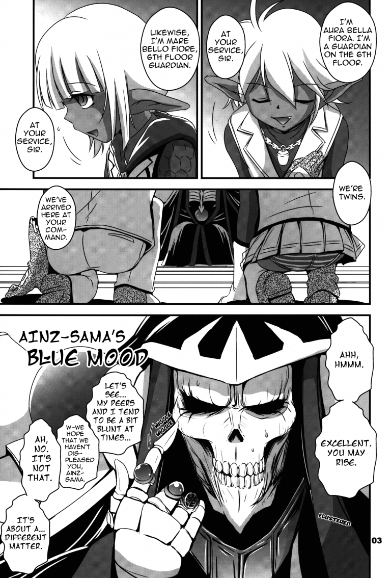 Ainz-sama's Blue Mood hentai manga picture 2