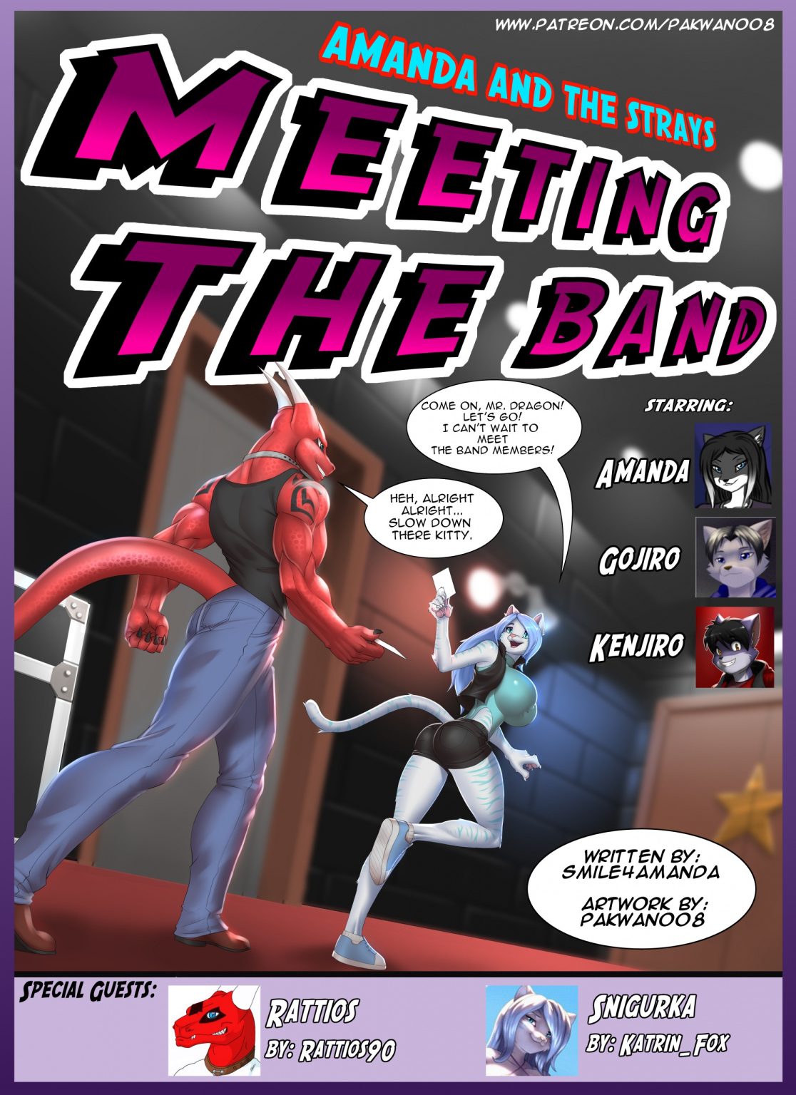 Amanda And The Strays: Meeting the Band porn comic picture 1