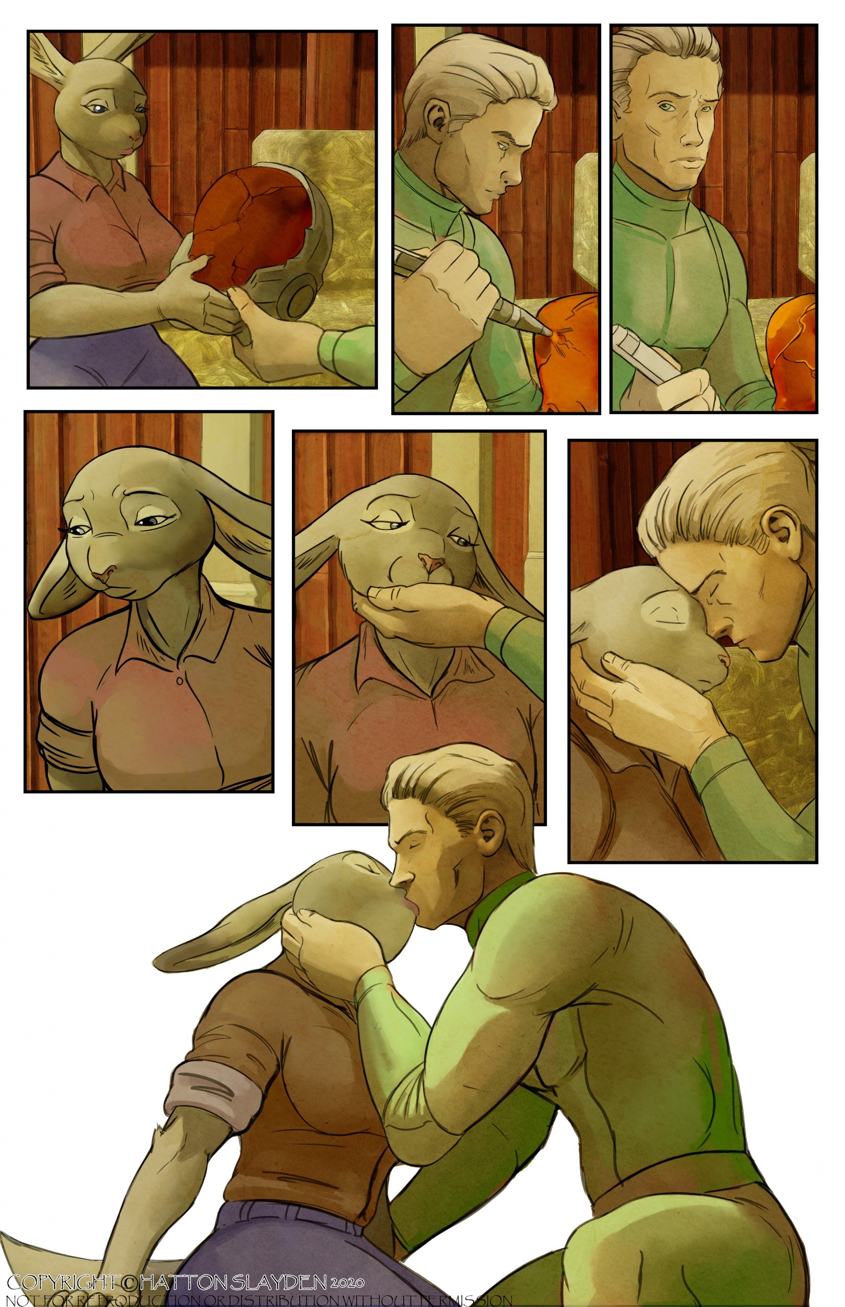 Bald Space Monkeys Need Bunny Woman porn comic picture 30