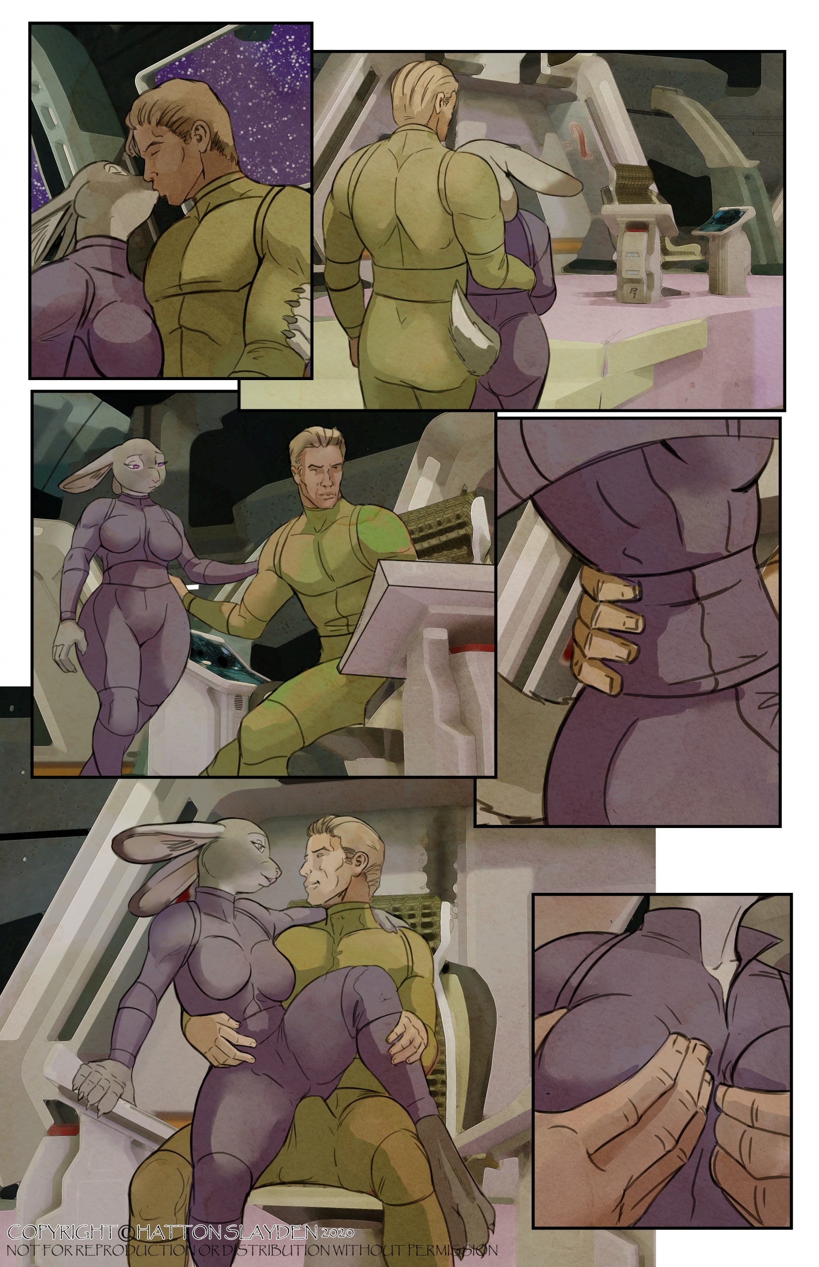 Bald Space Monkeys Need Bunny Woman porn comic picture 38