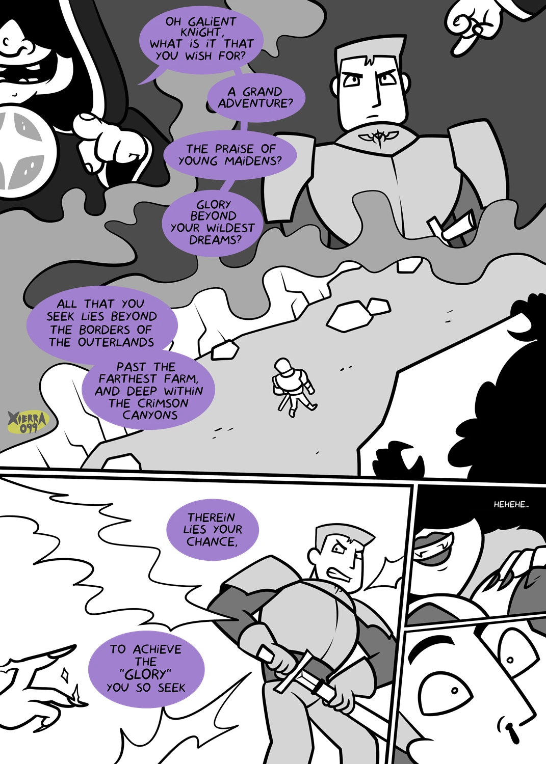 Bright Darkness - A Knight's Glory porn comic picture 3