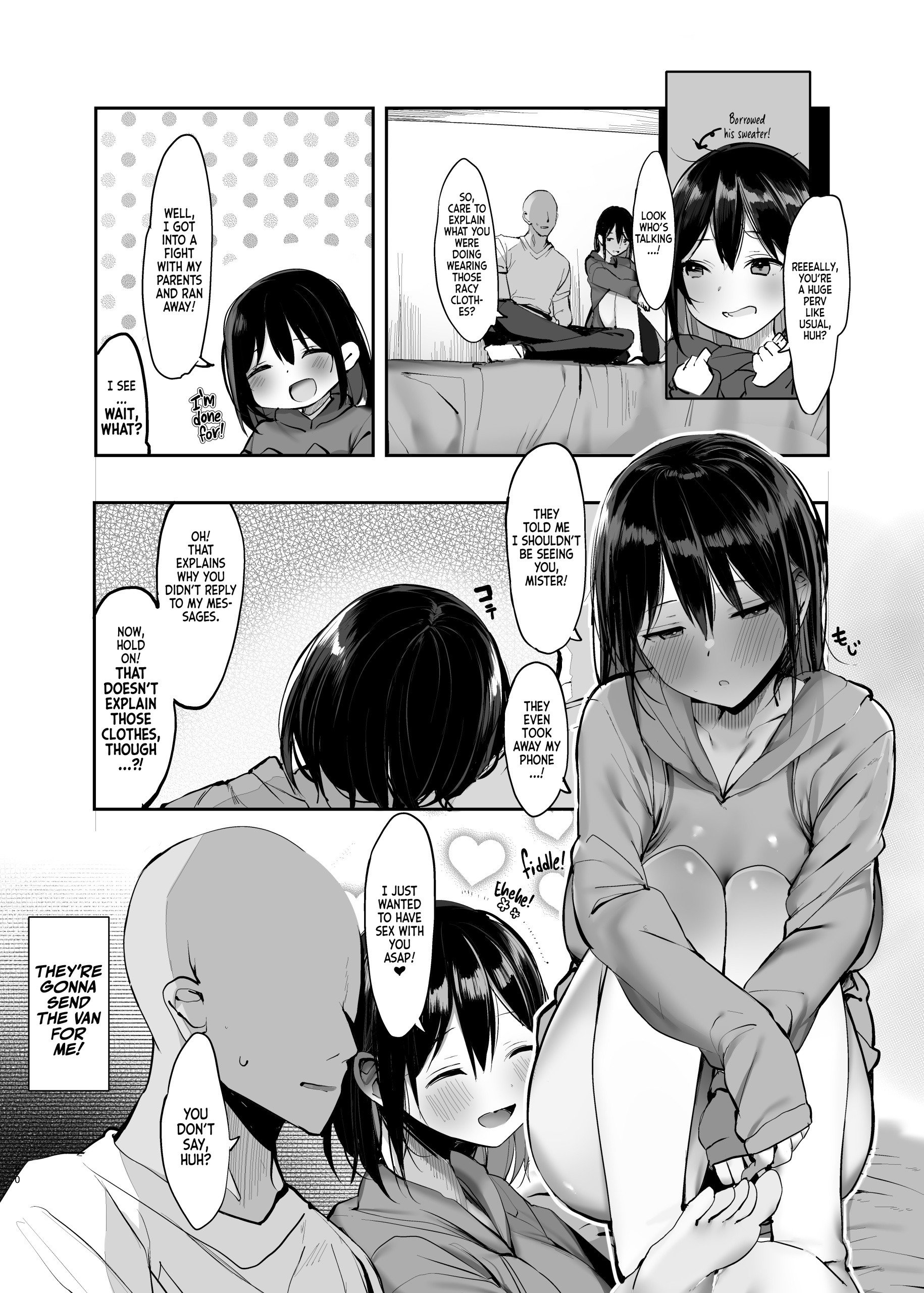 Can I Stay Over, Mister hentai manga picture 19