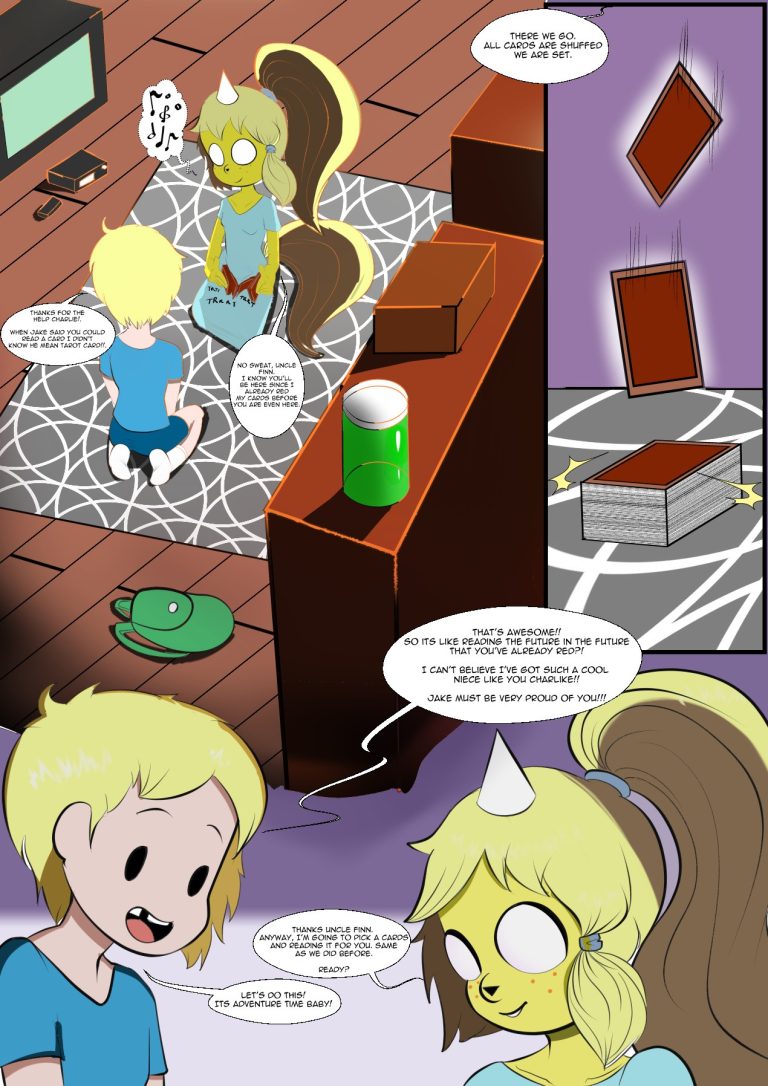 Card Reading with Charlie porn comic picture 2
