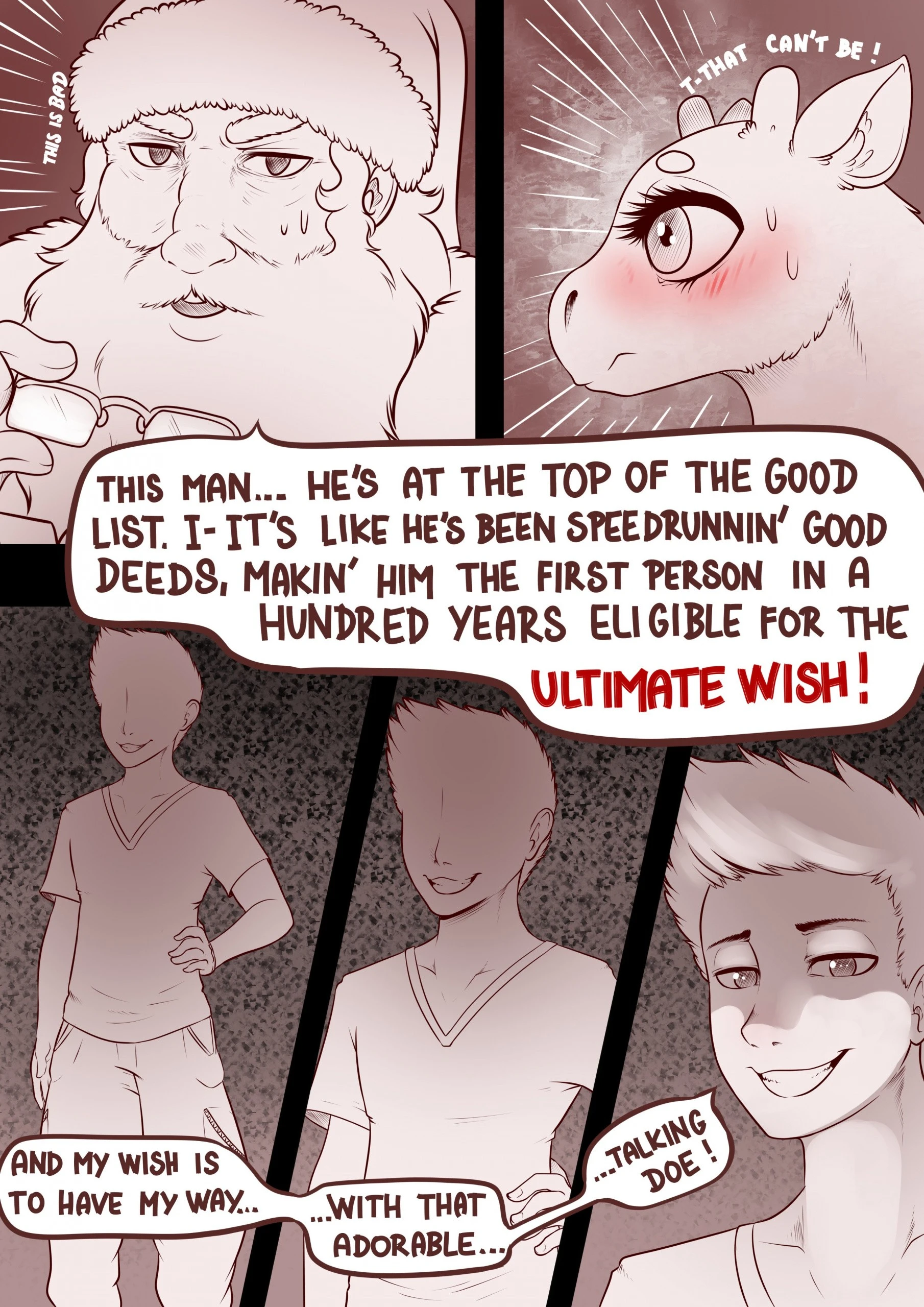 Christmas Wish porn comic picture 6