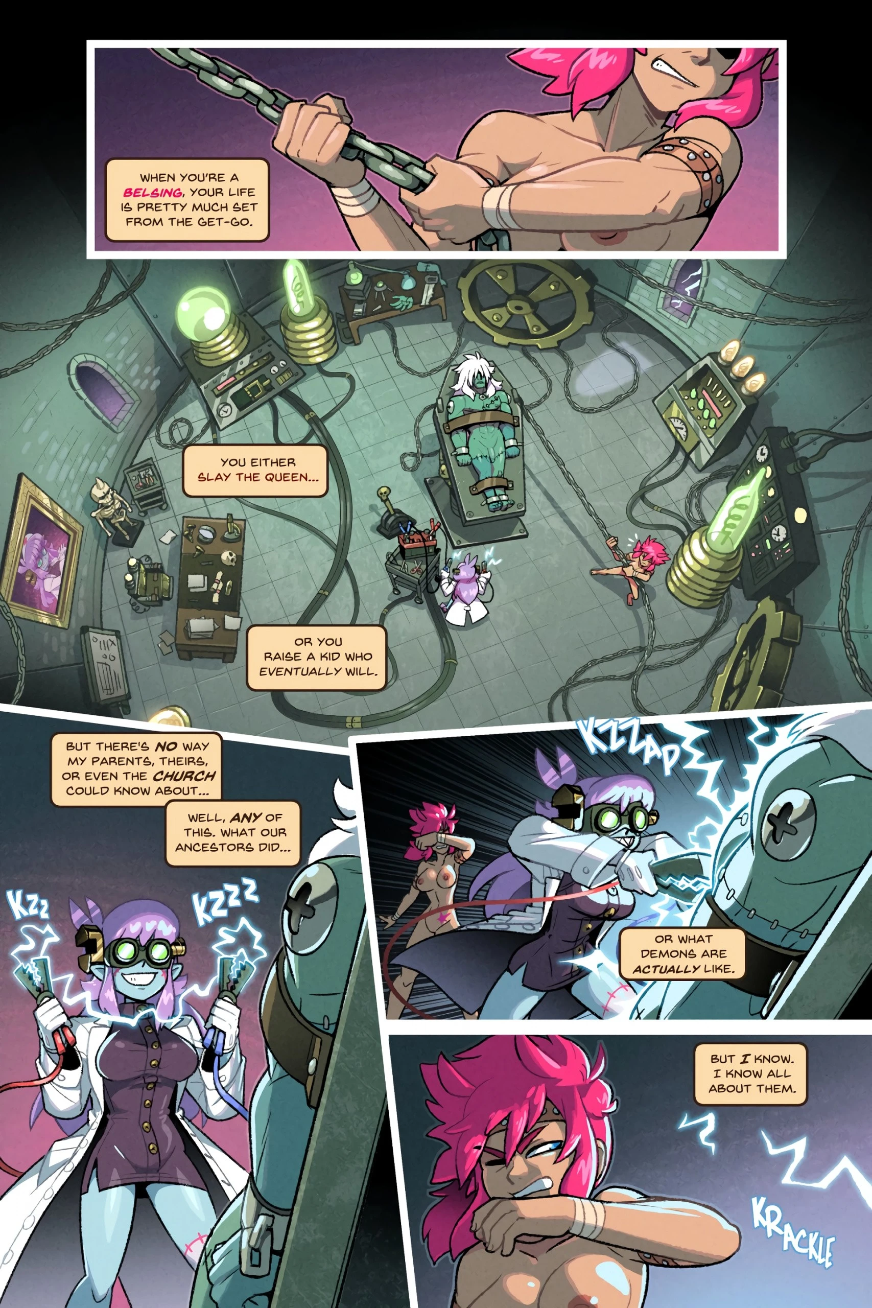 Demon's Layer porn comic picture 101