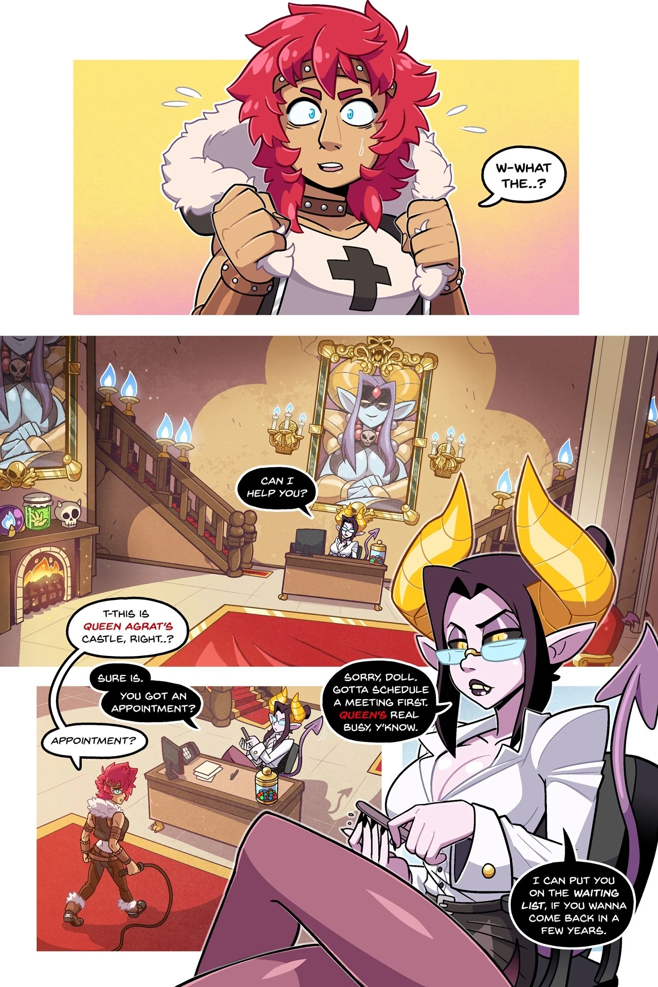 Demon's Layer porn comic picture 3