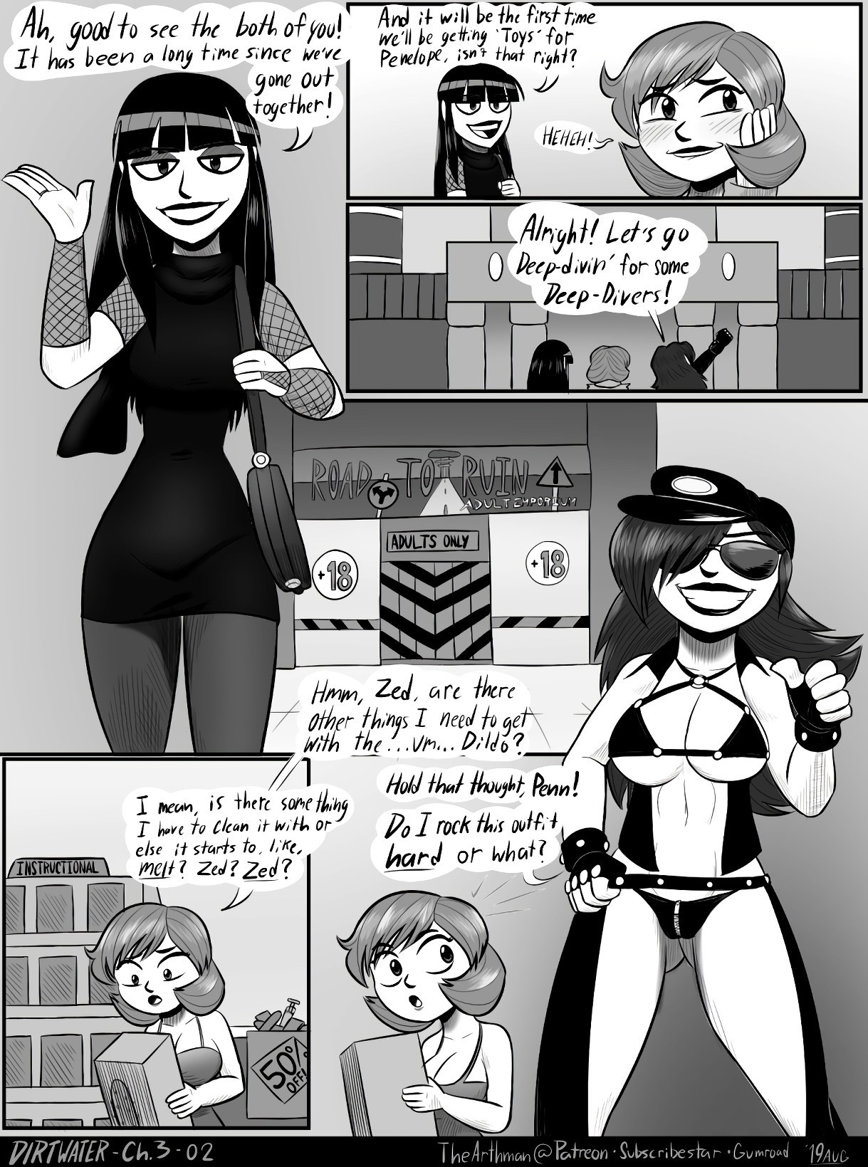 Dirtwater 3 - Dark Chambers porn comic picture 3