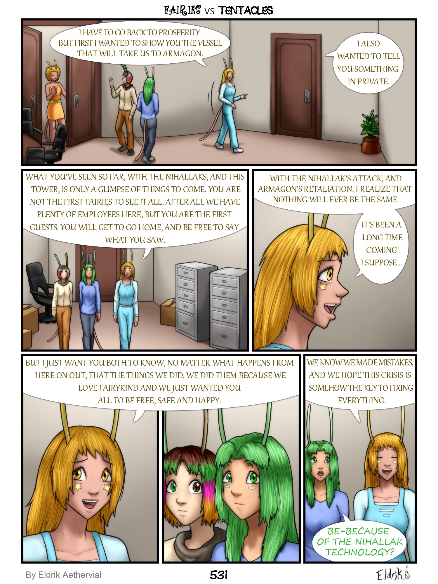 Fairies vs Tentacles 6-9 porn comic picture 112