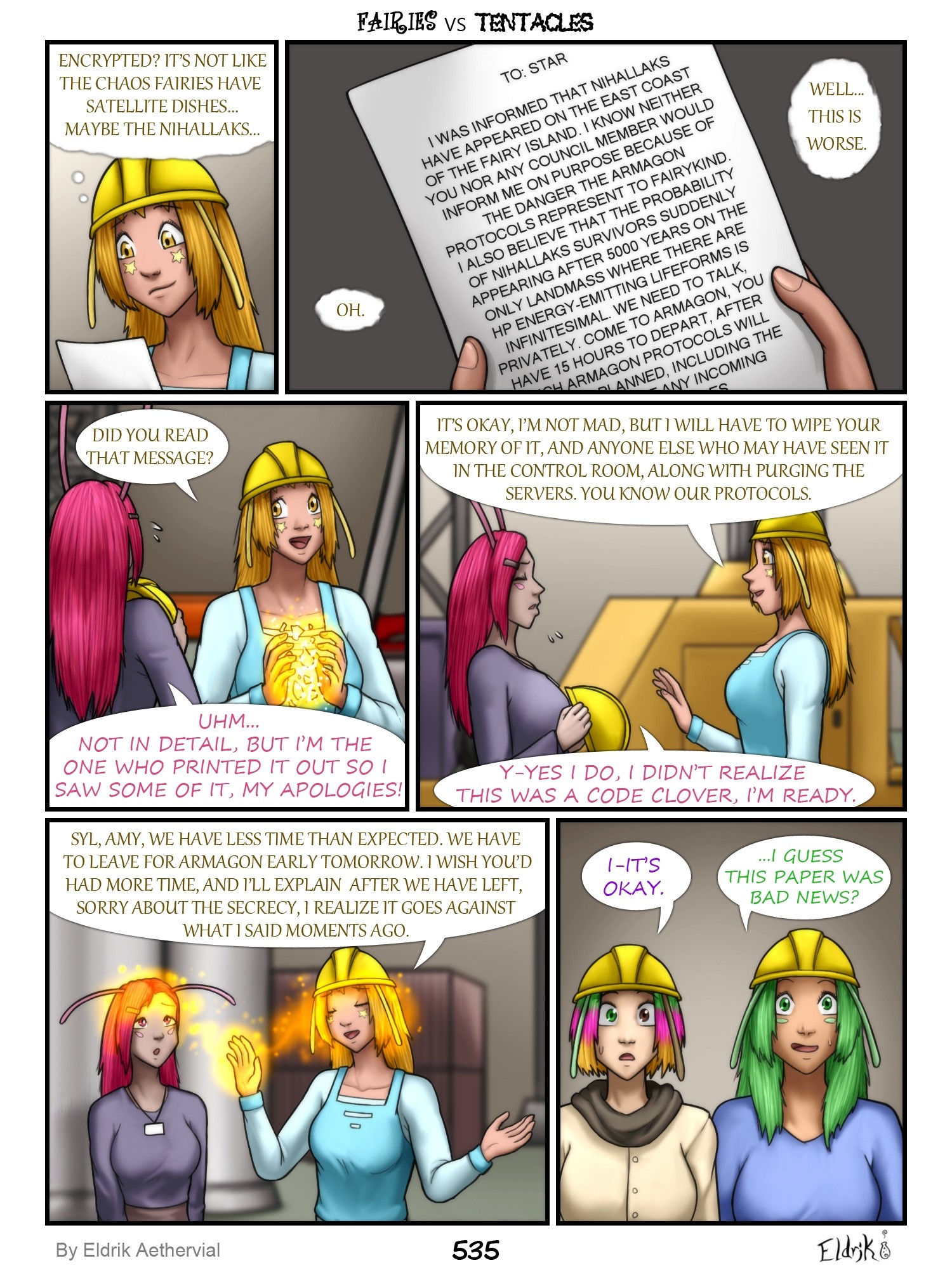 Fairies vs Tentacles 6-9 porn comic picture 116