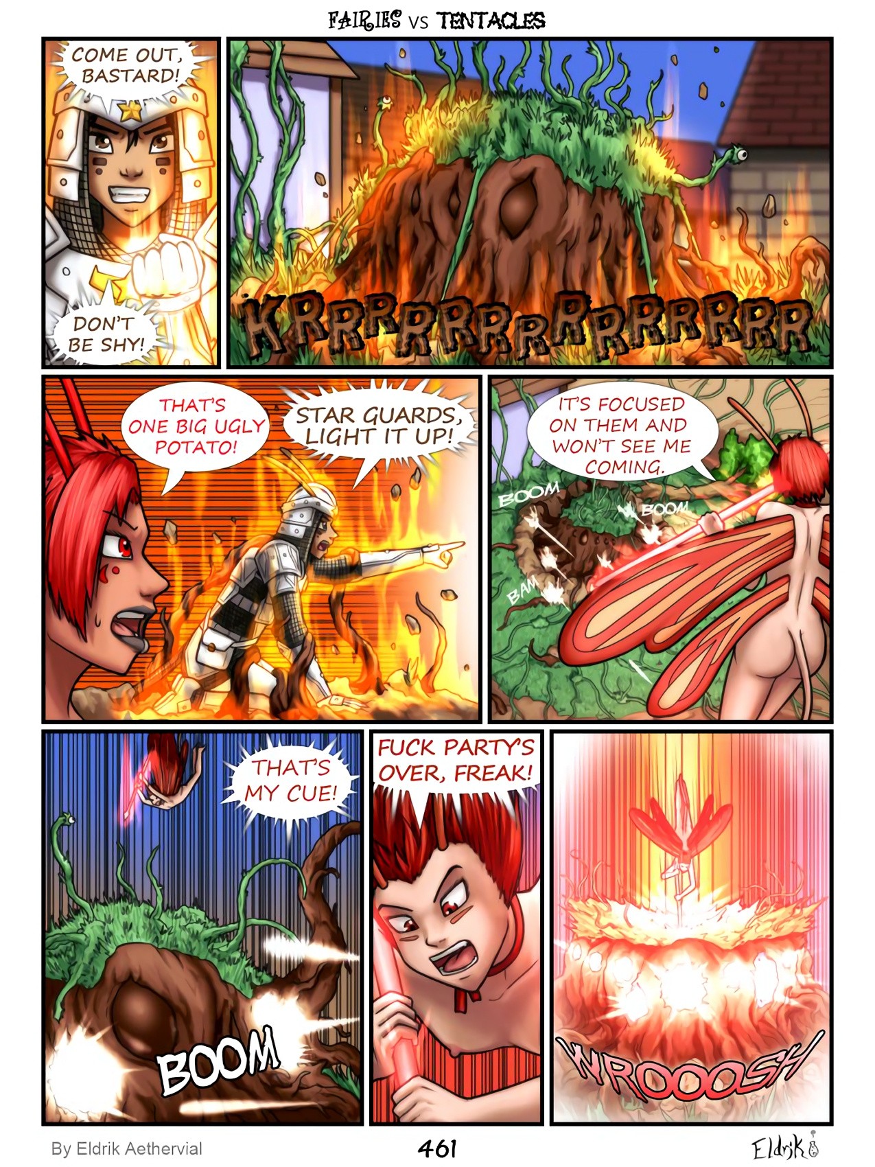 Fairies vs Tentacles 6-9 porn comic picture 42