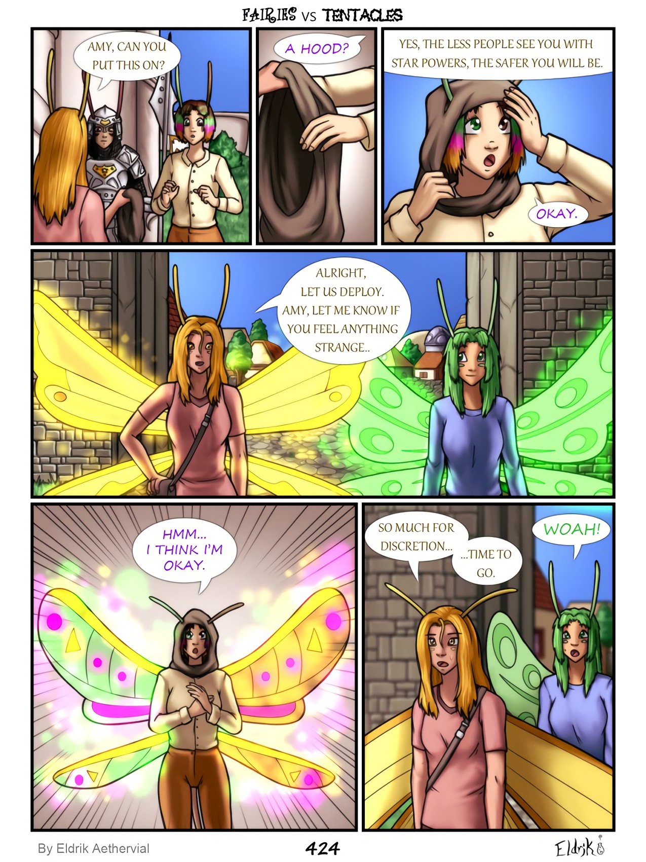 Fairies vs Tentacles 6-9 porn comic picture 5