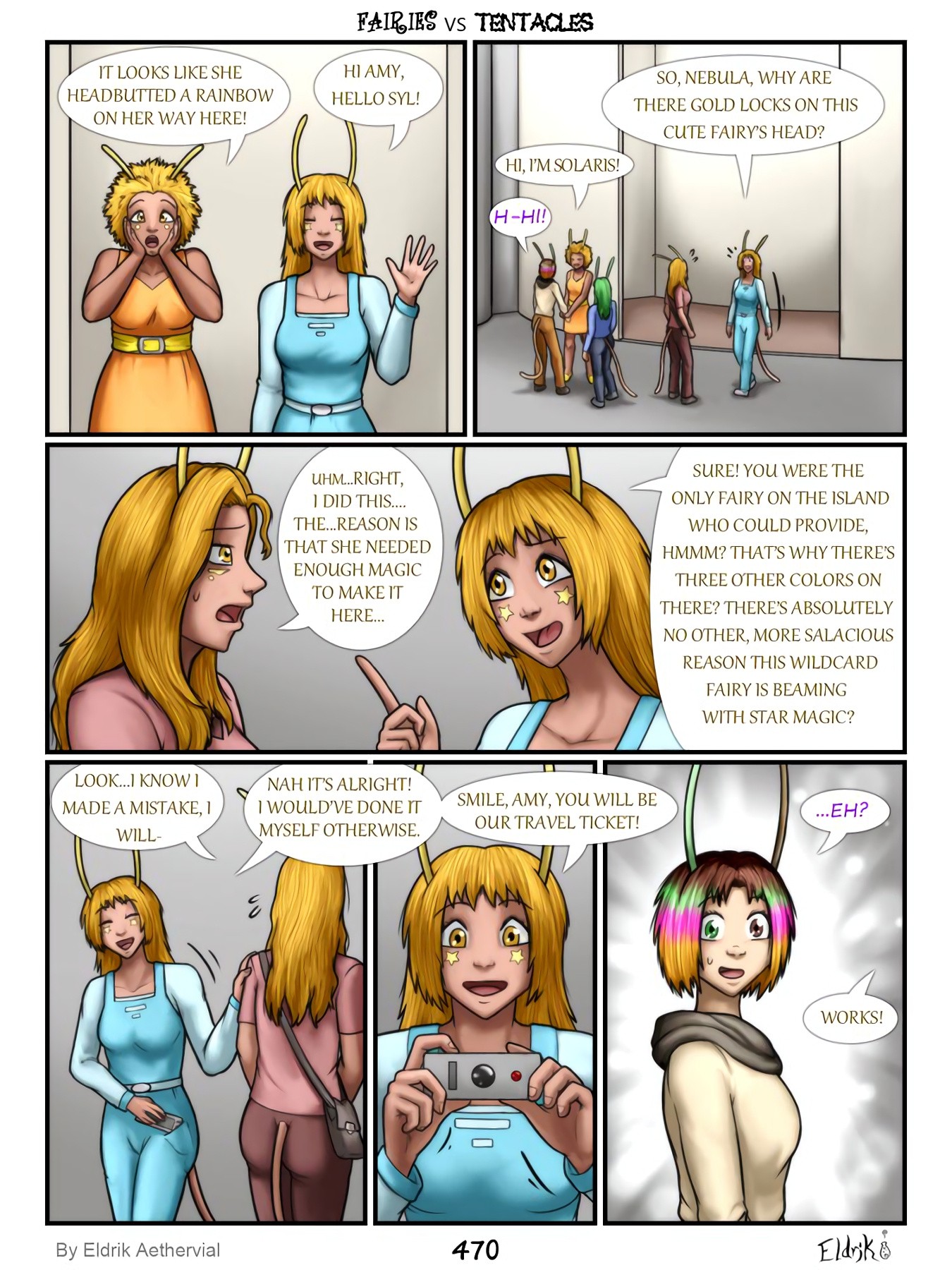 Fairies vs Tentacles 6-9 porn comic picture 51