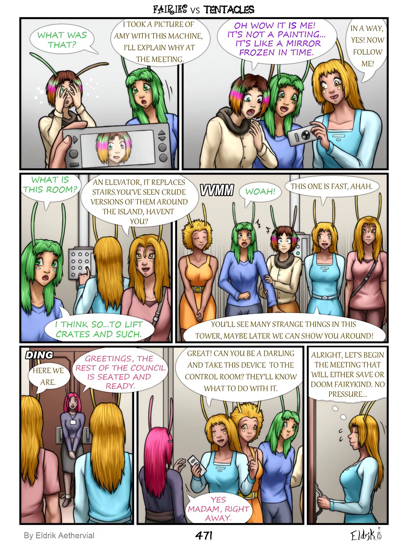 Fairies vs Tentacles 6-9 porn comic picture 52