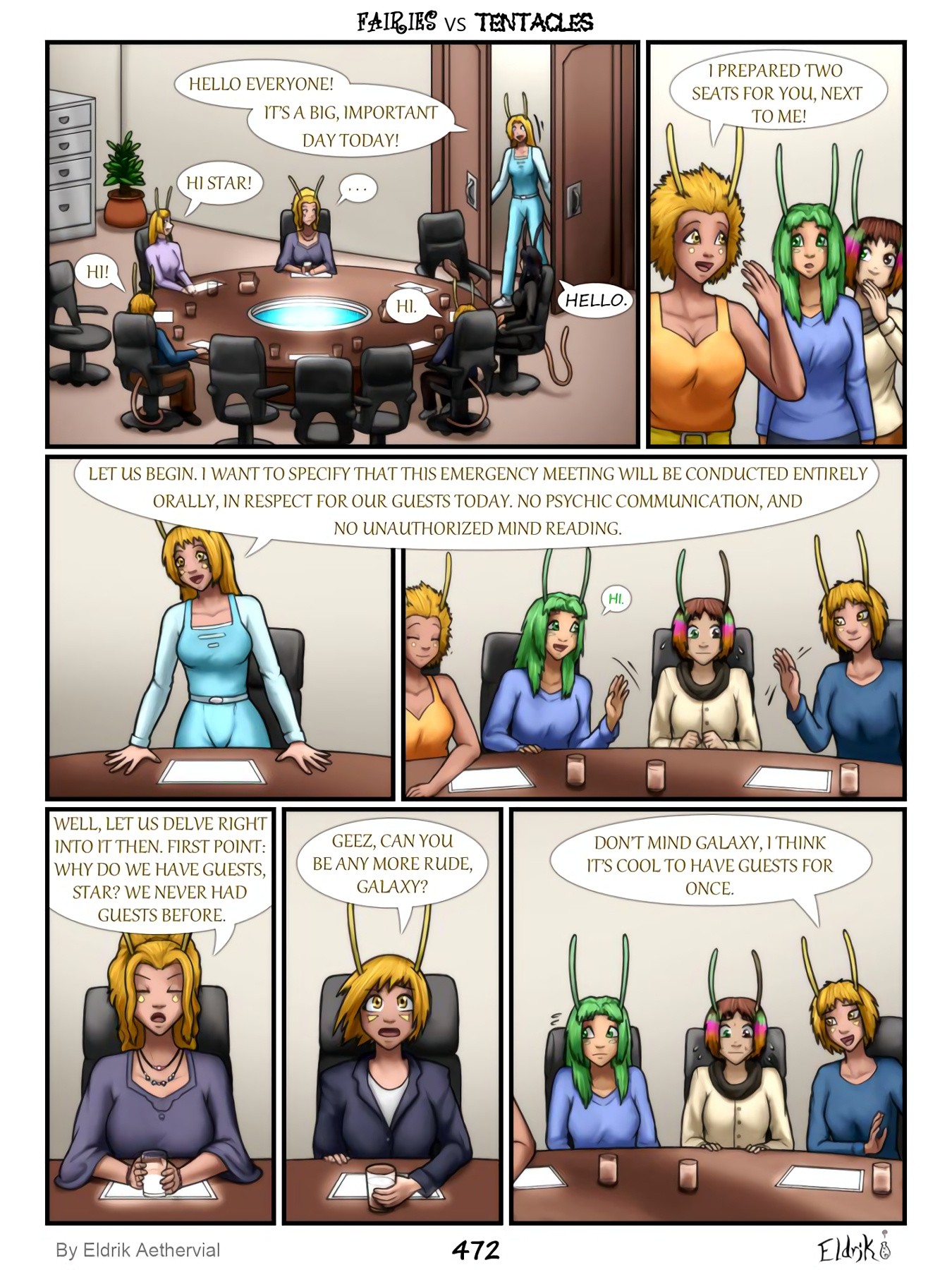 Fairies vs Tentacles 6-9 porn comic picture 53