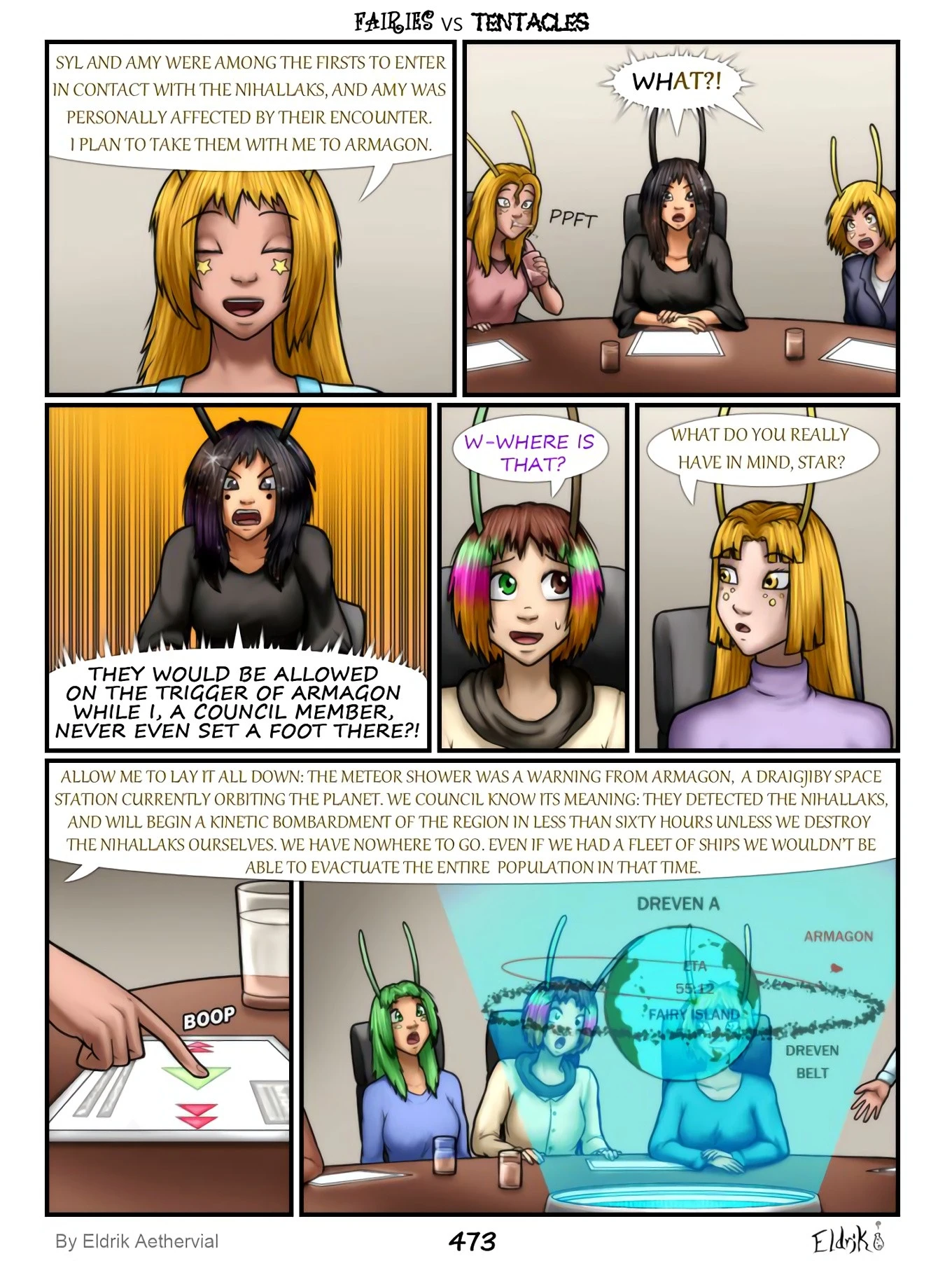 Fairies vs Tentacles 6-9 porn comic picture 54