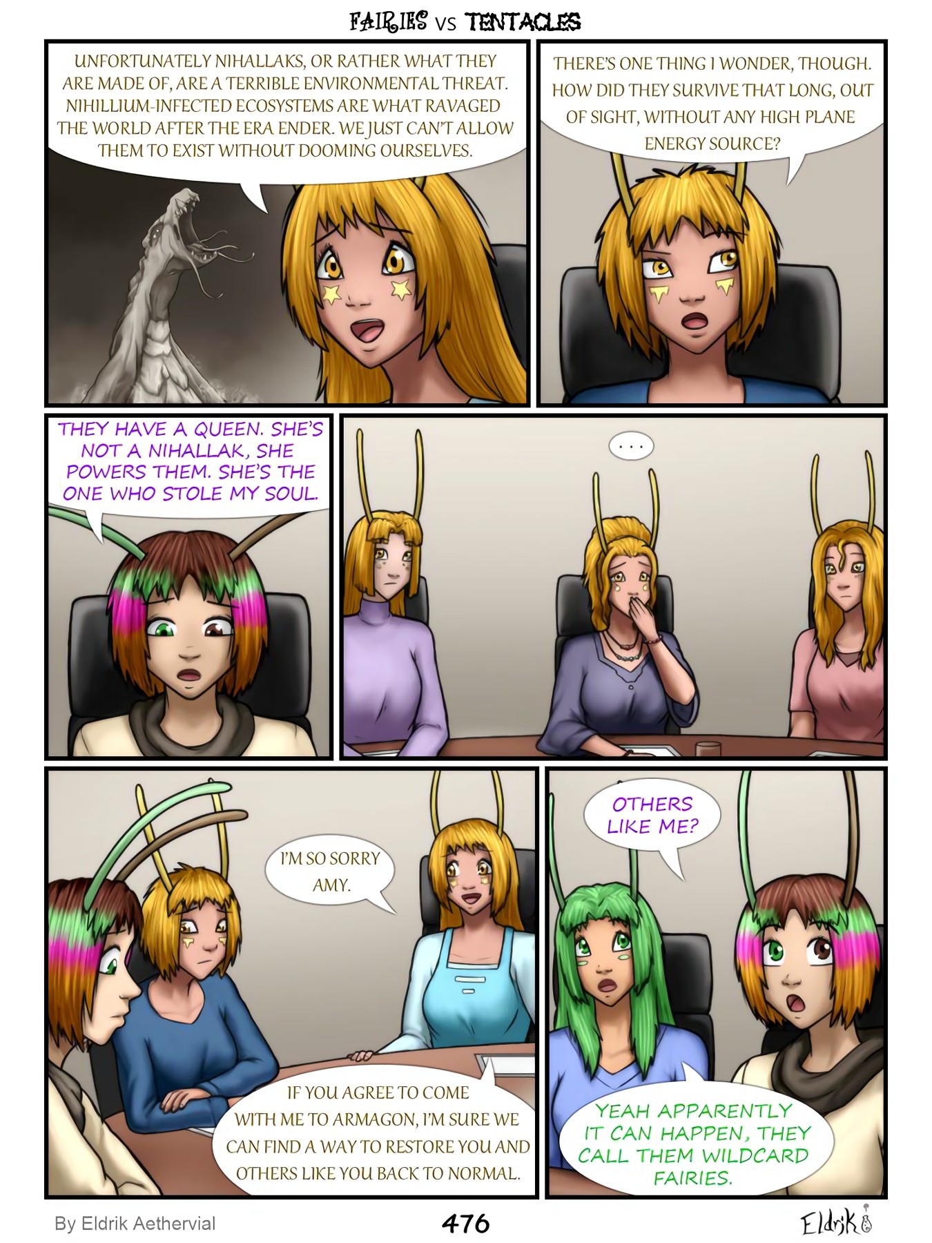 Fairies vs Tentacles 6-9 porn comic picture 57