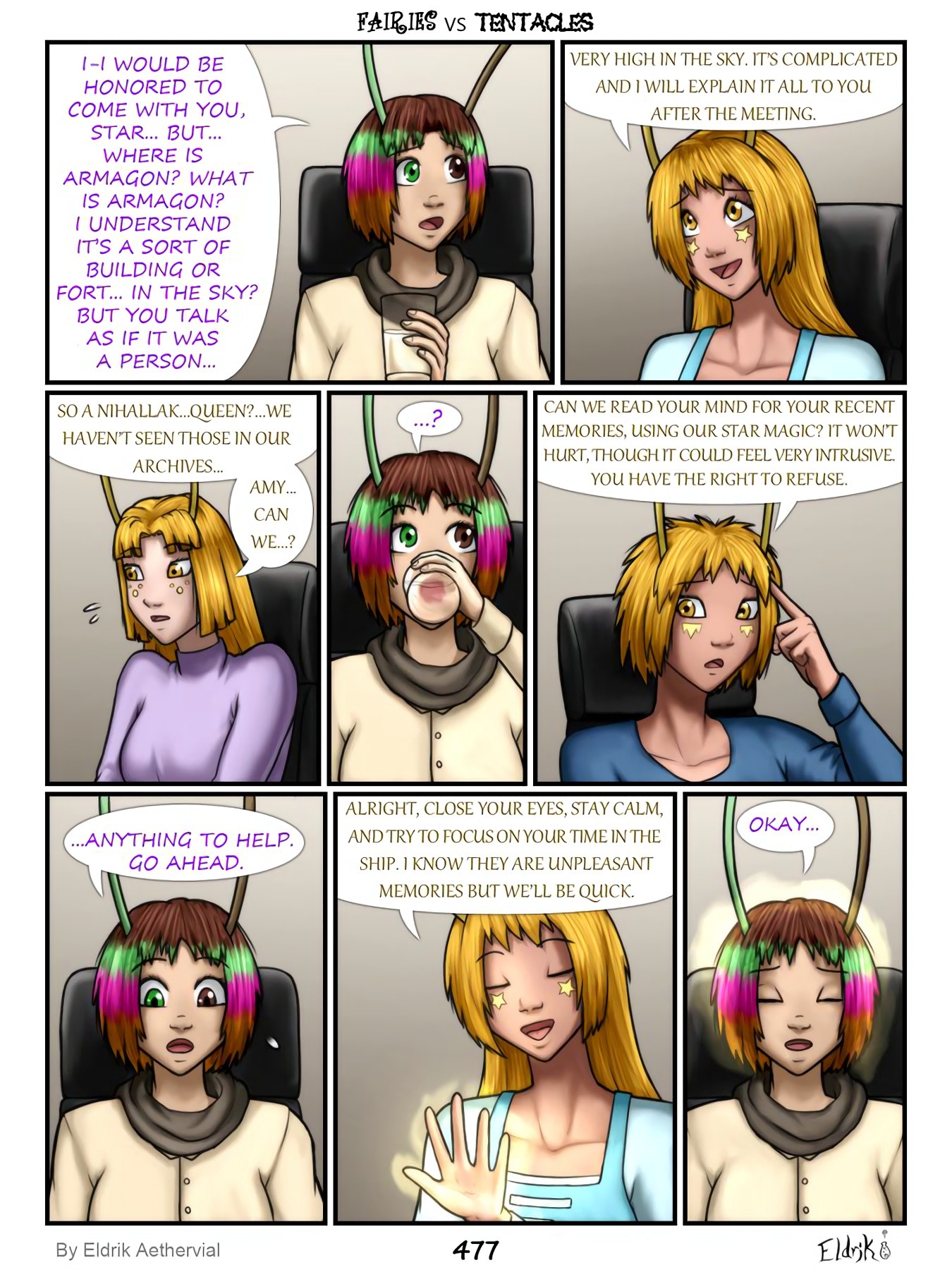 Fairies vs Tentacles 6-9 porn comic picture 58