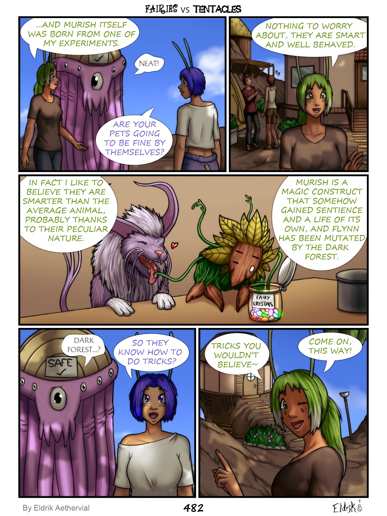 Fairies vs Tentacles 6-9 porn comic picture 63