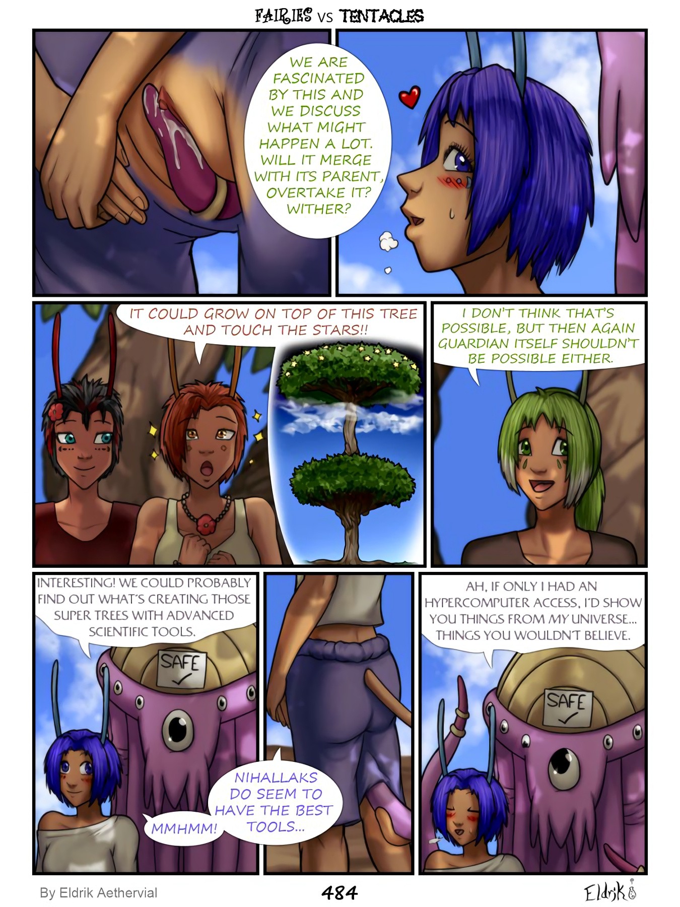 Fairies vs Tentacles 6-9 porn comic picture 65