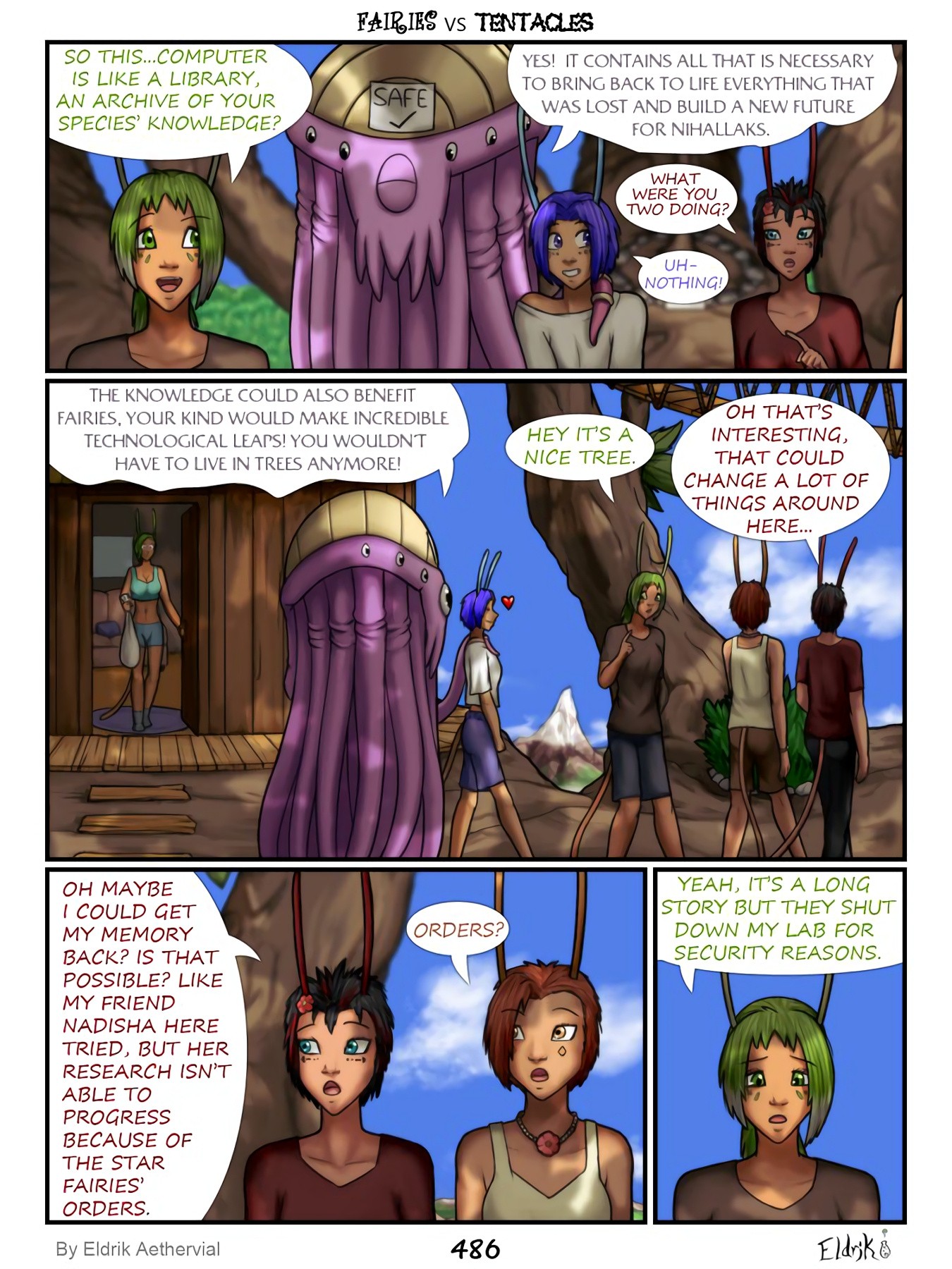 Fairies vs Tentacles 6-9 porn comic picture 67
