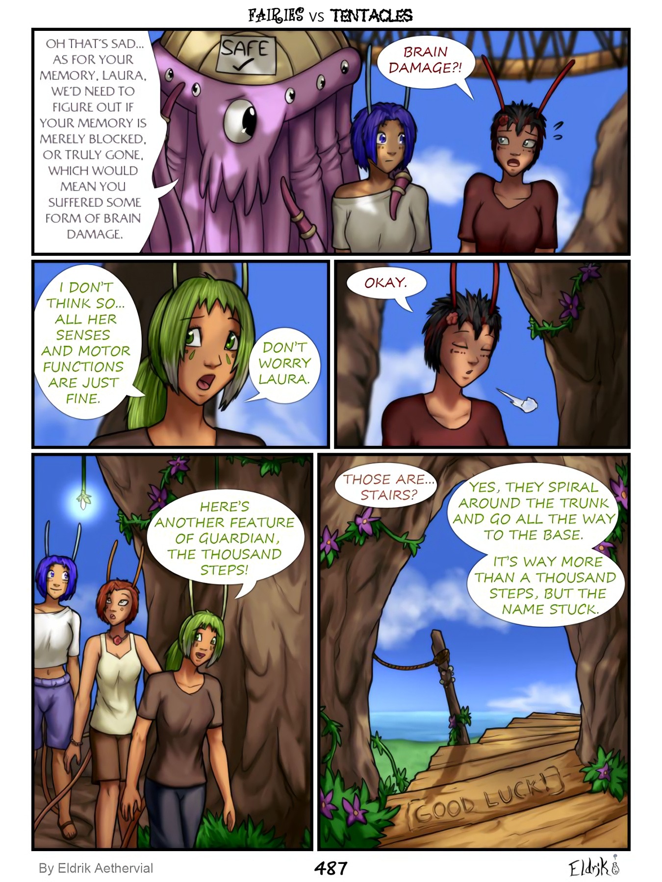 Fairies vs Tentacles 6-9 porn comic picture 68